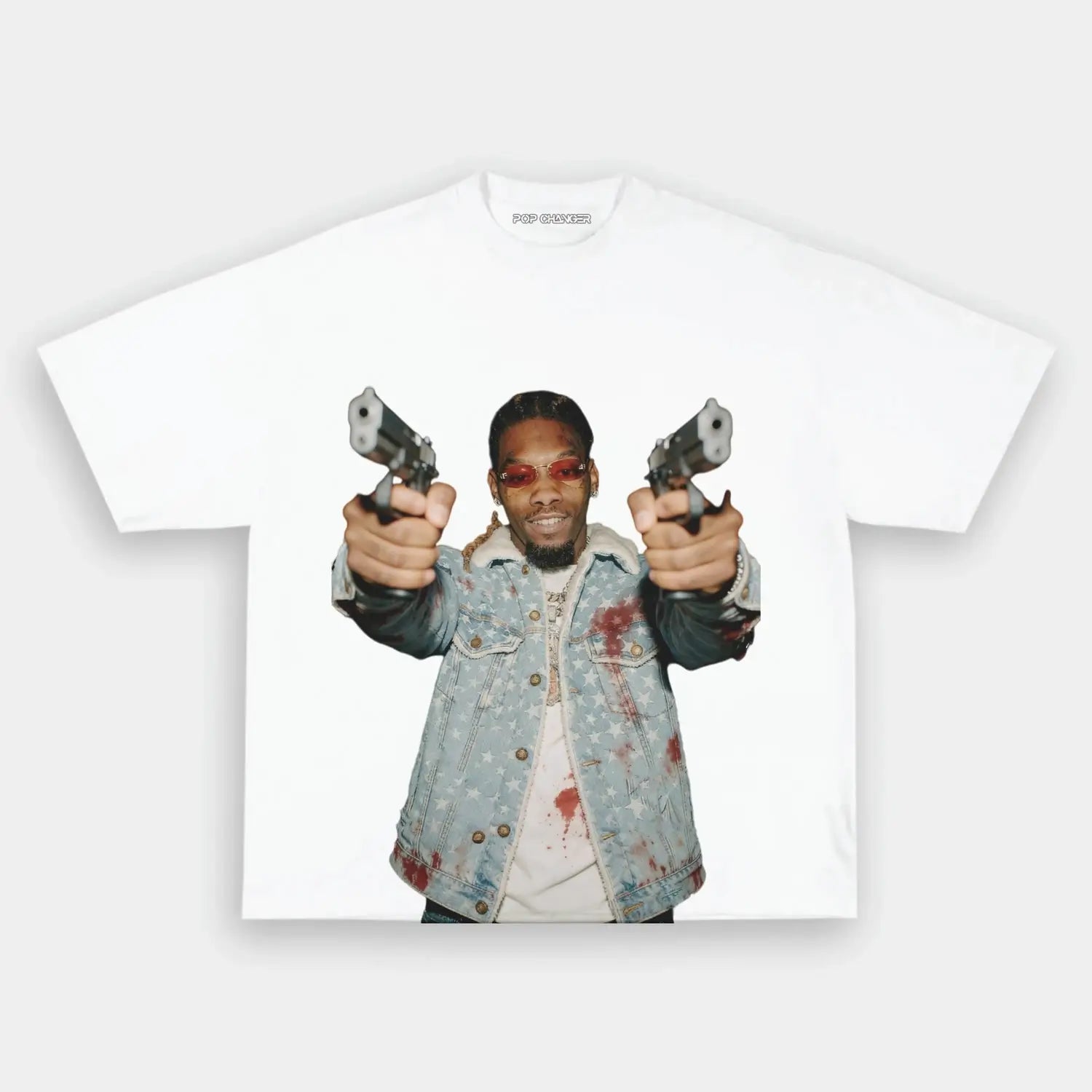 Offset Dual Guns Tee