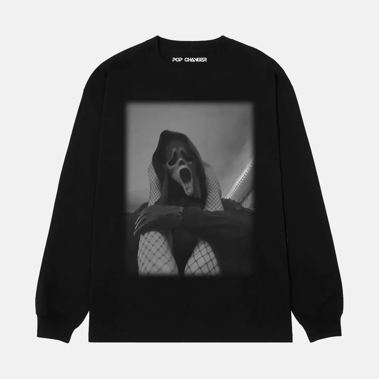 Ghostface Fishnet Leg Tee