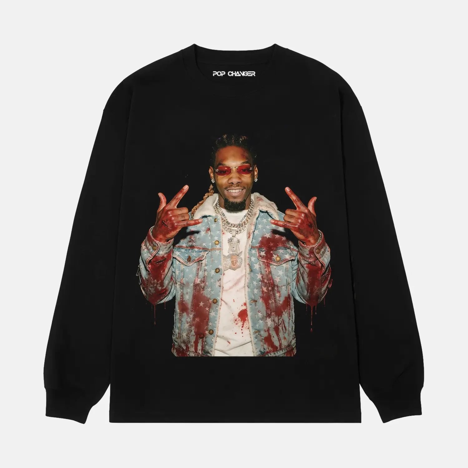 Offset Blood Tee