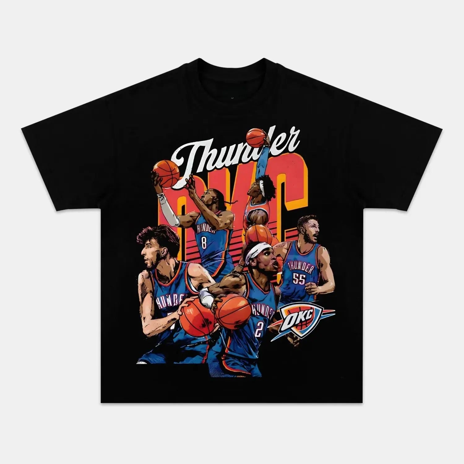 2025 OKLAHOMA CITY THUNDER TEE 1.0 - POPCHANGER