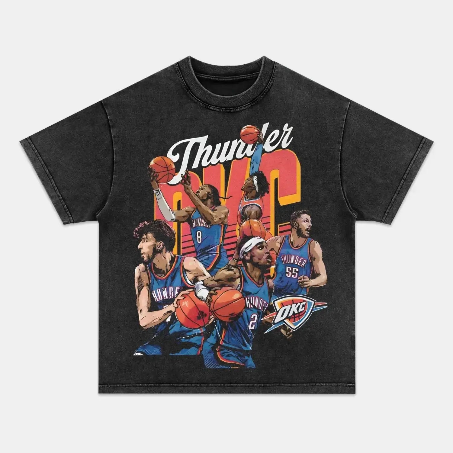 2025 OKLAHOMA CITY THUNDER TEE 1.0 - POPCHANGER