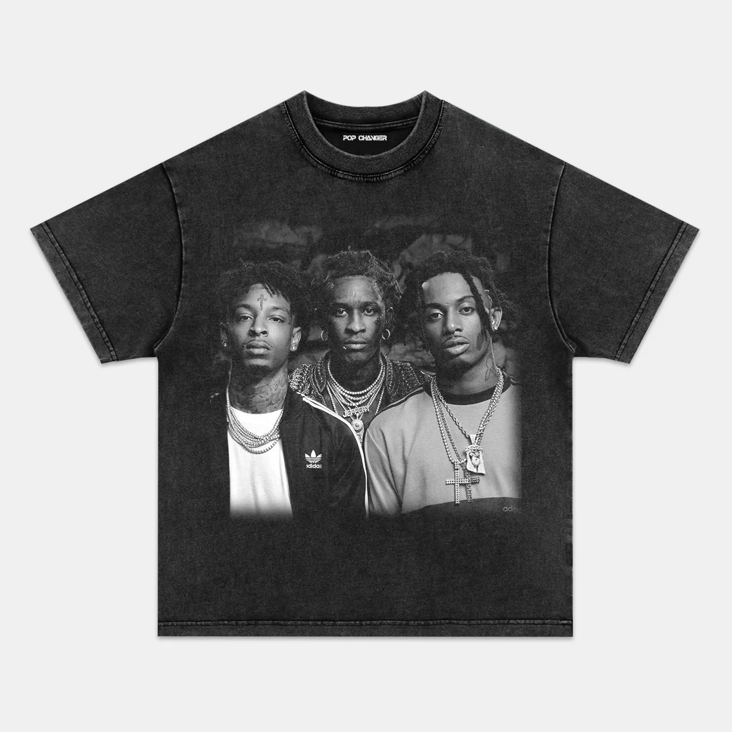 21 SAVAGE & YOUNG THUG & PLAYBOI CARTI TEE - POPCHANGER