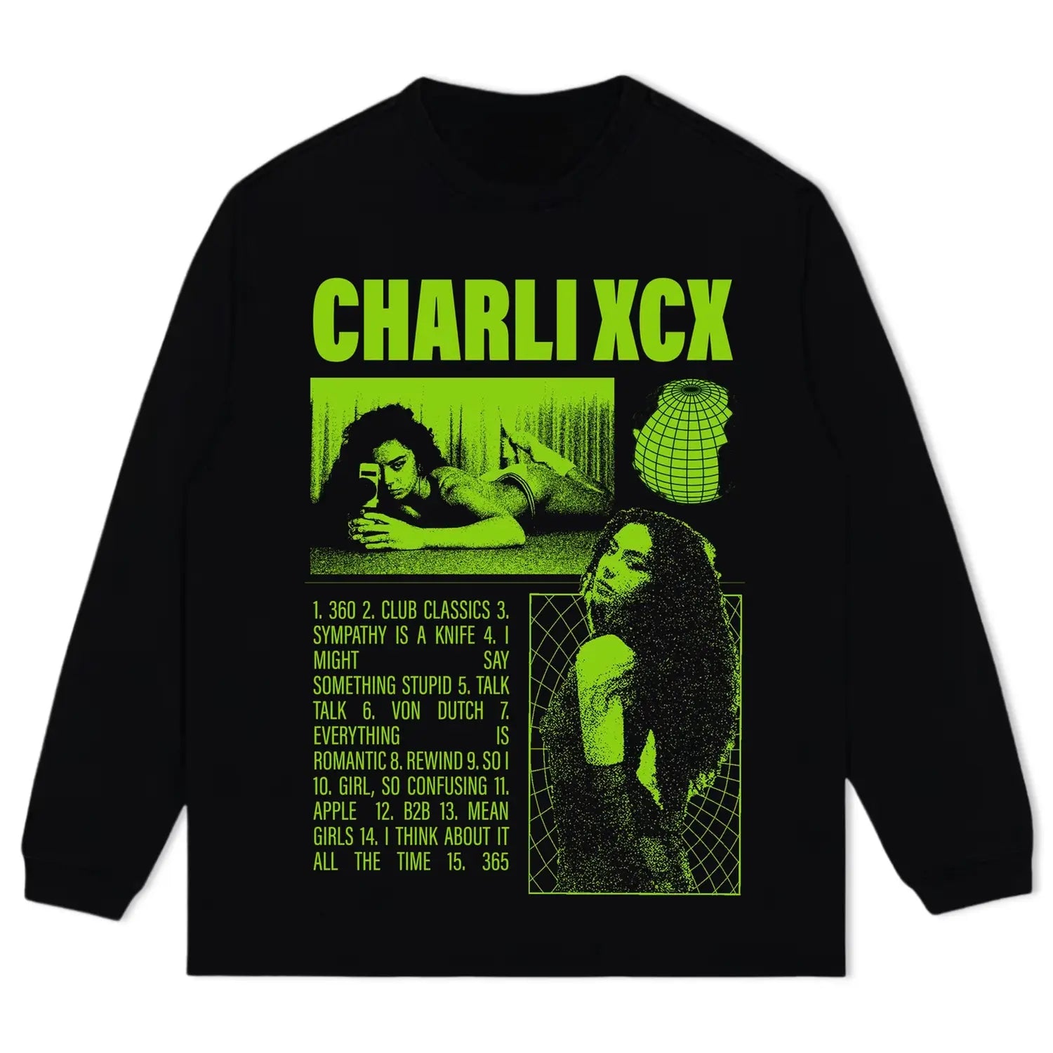 BLACK LONG SLEEVES T-SHIRT