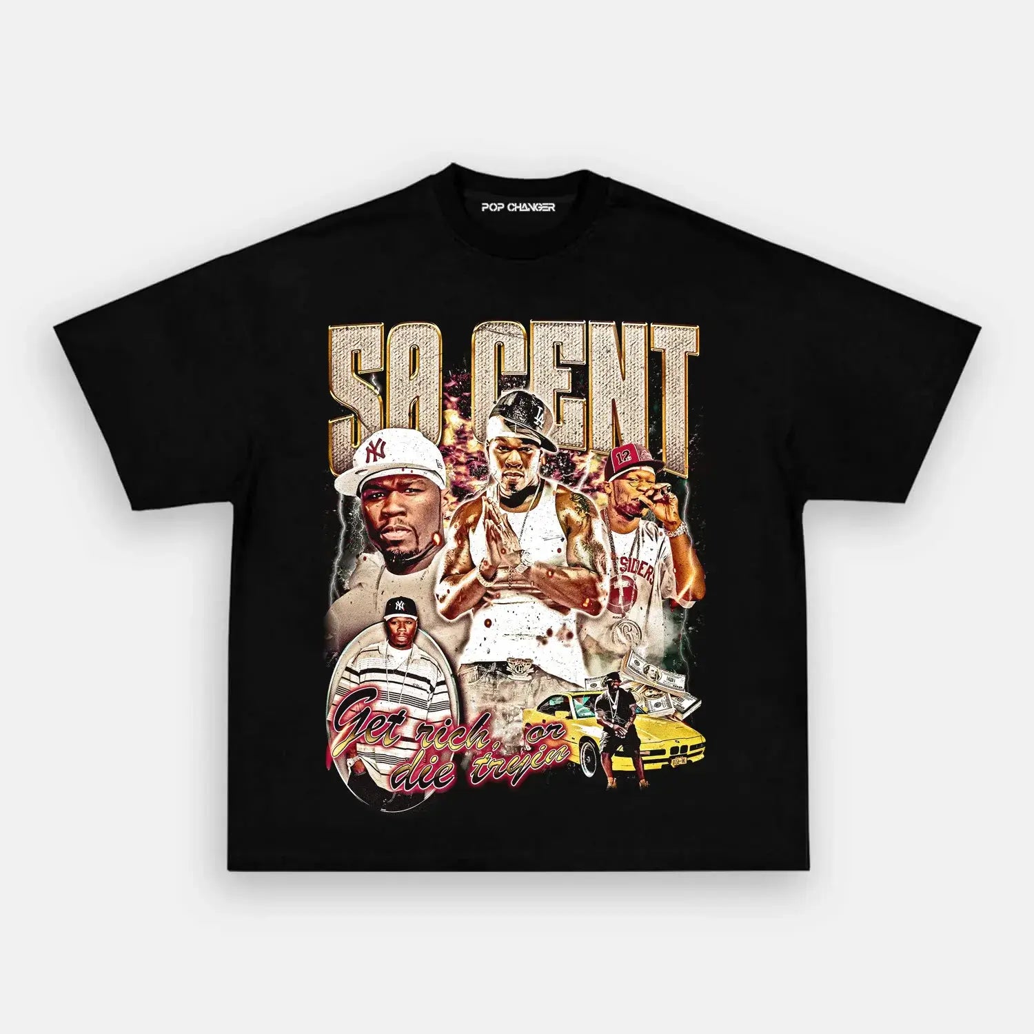 50 Cent 'Get Rich Or Die Tryin' Tee - POPCHANGER