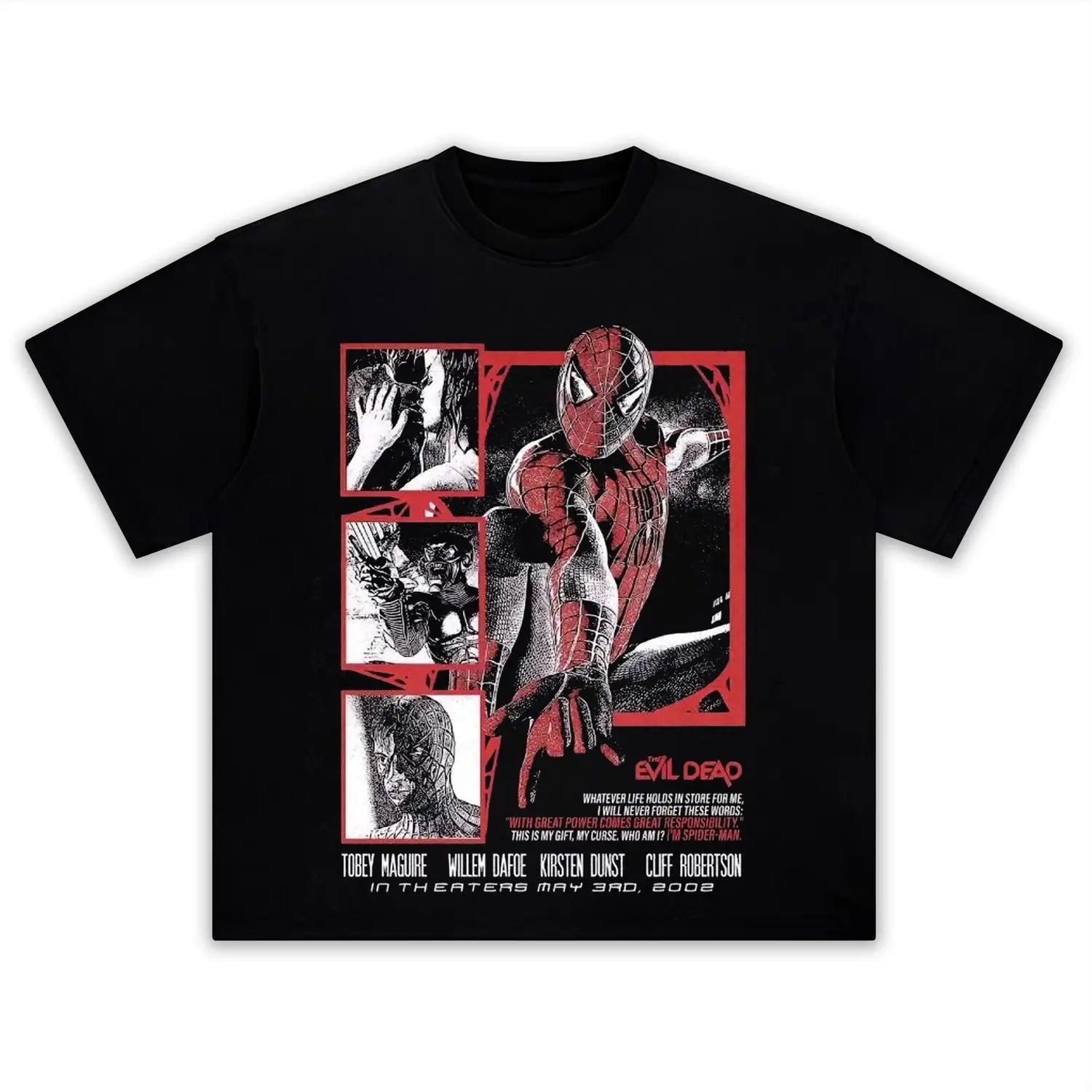VINTAGE SPIDER MAN MOVIE TEE & LS & HOODIE