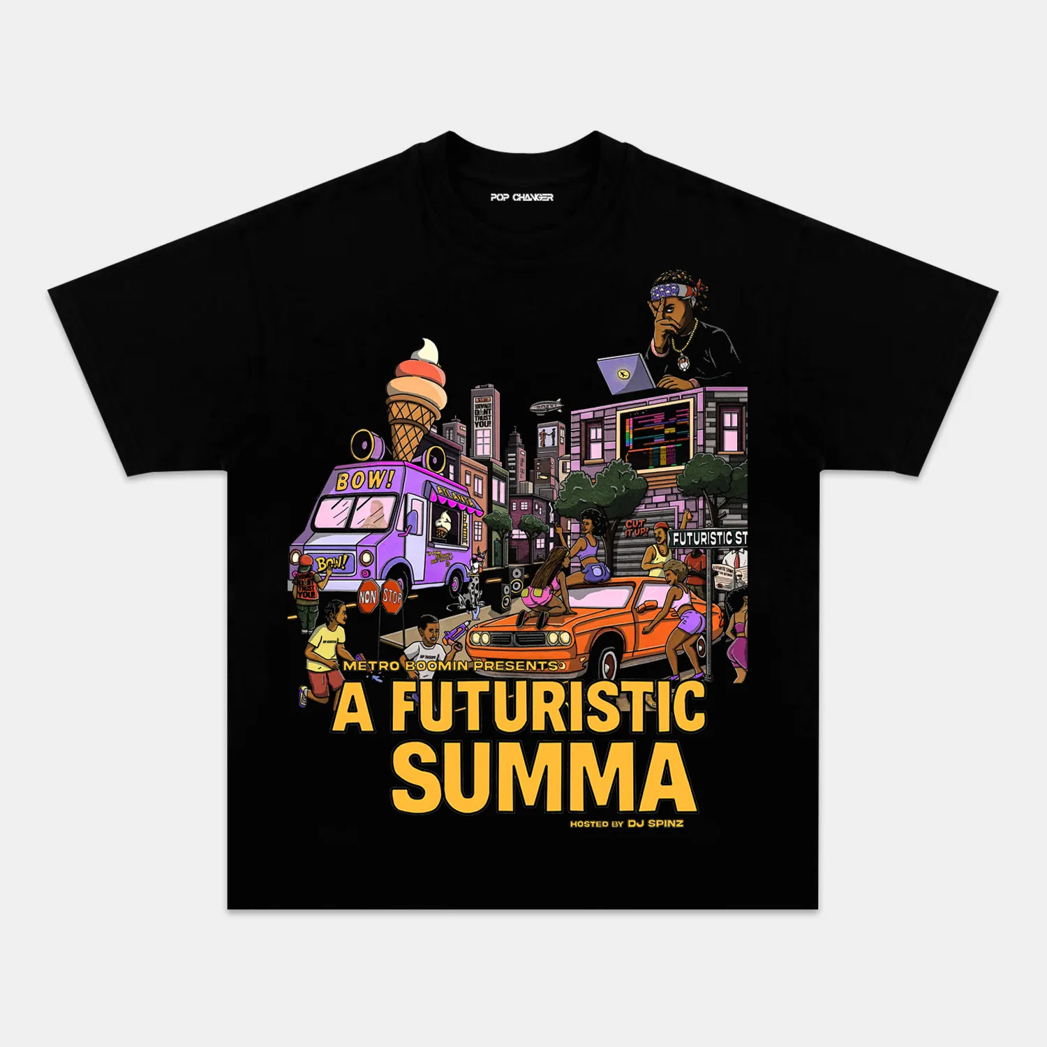 A FUTURISTIC SUMMA TEE - POPCHANGER