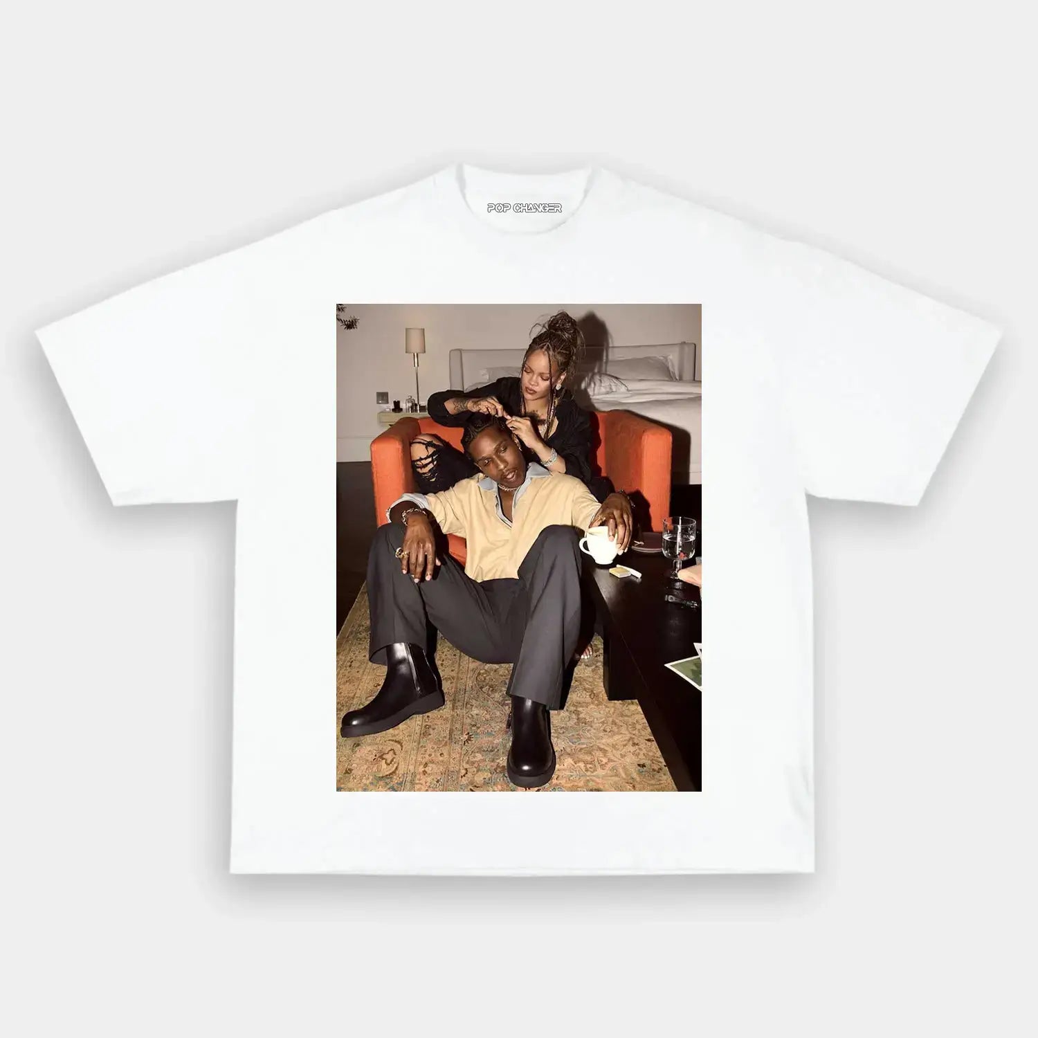 ASAP ROCKY & RIHANNA TEE - POPCHANGER