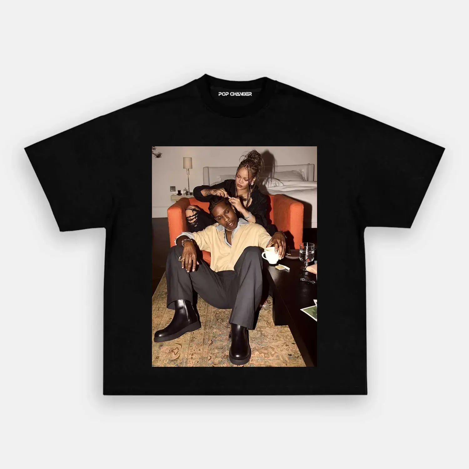 ASAP ROCKY & RIHANNA TEE - POPCHANGER