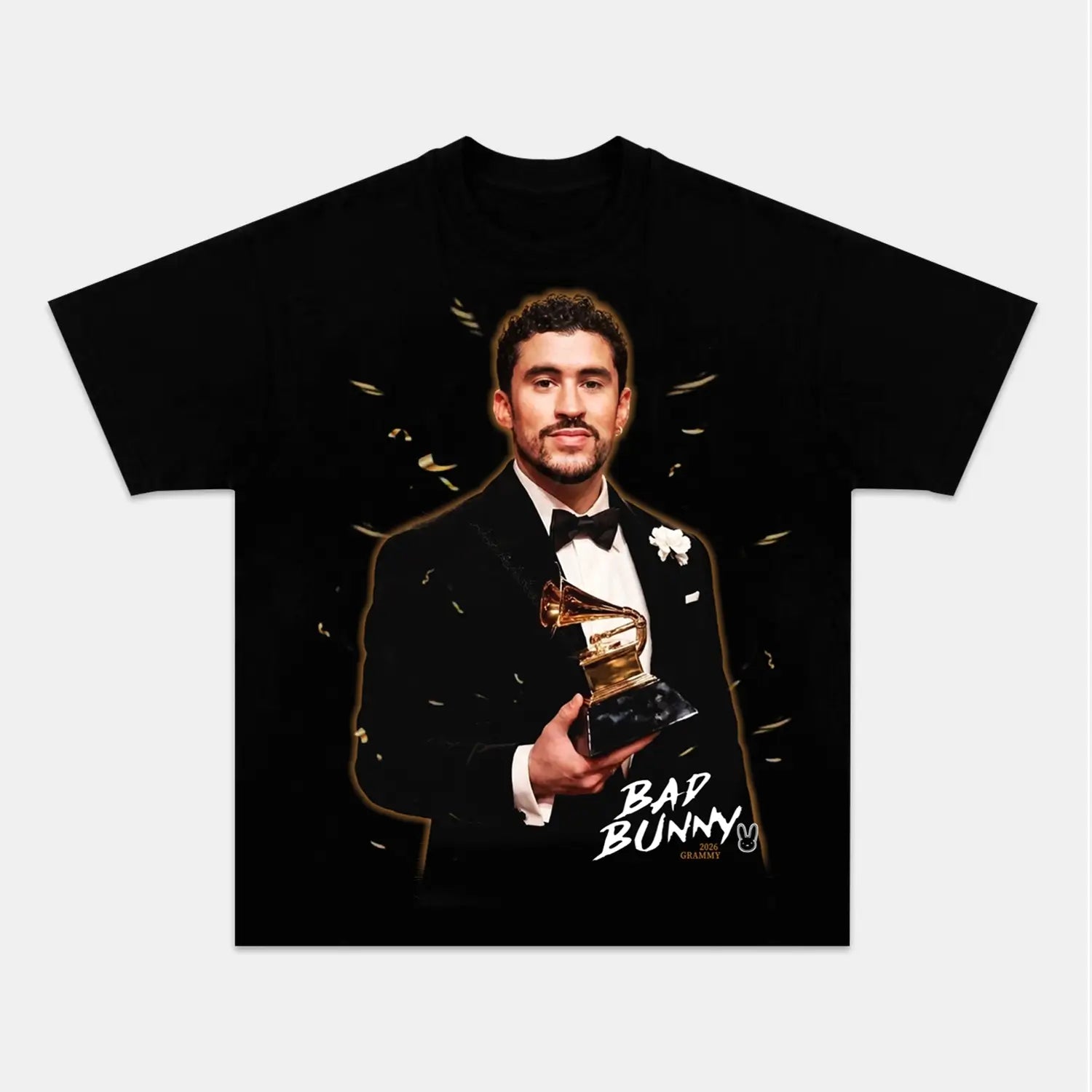 BAD BUNNY & 2026 GRAMMY V5 TEE