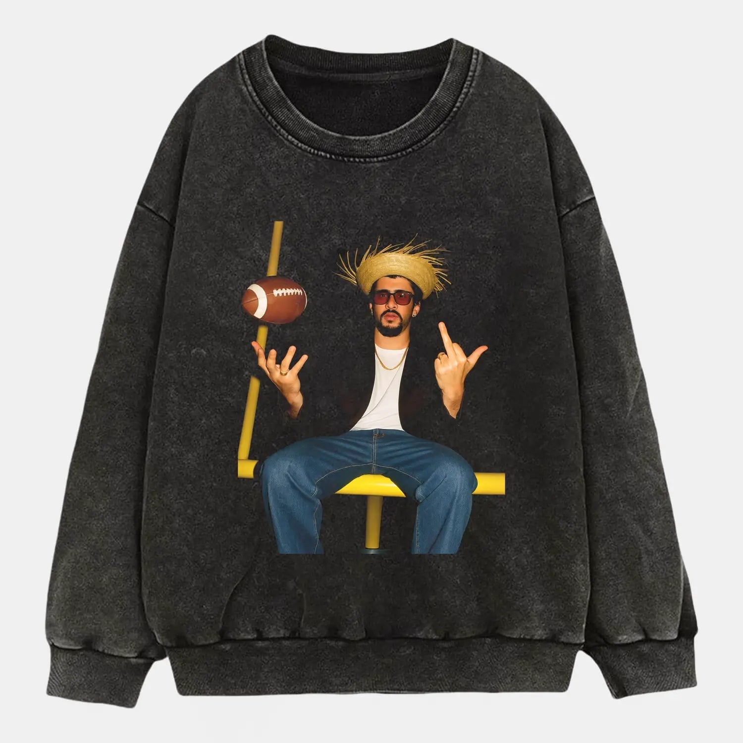 BAD BUNNY FOOTBALL TEE - POPCHANGER