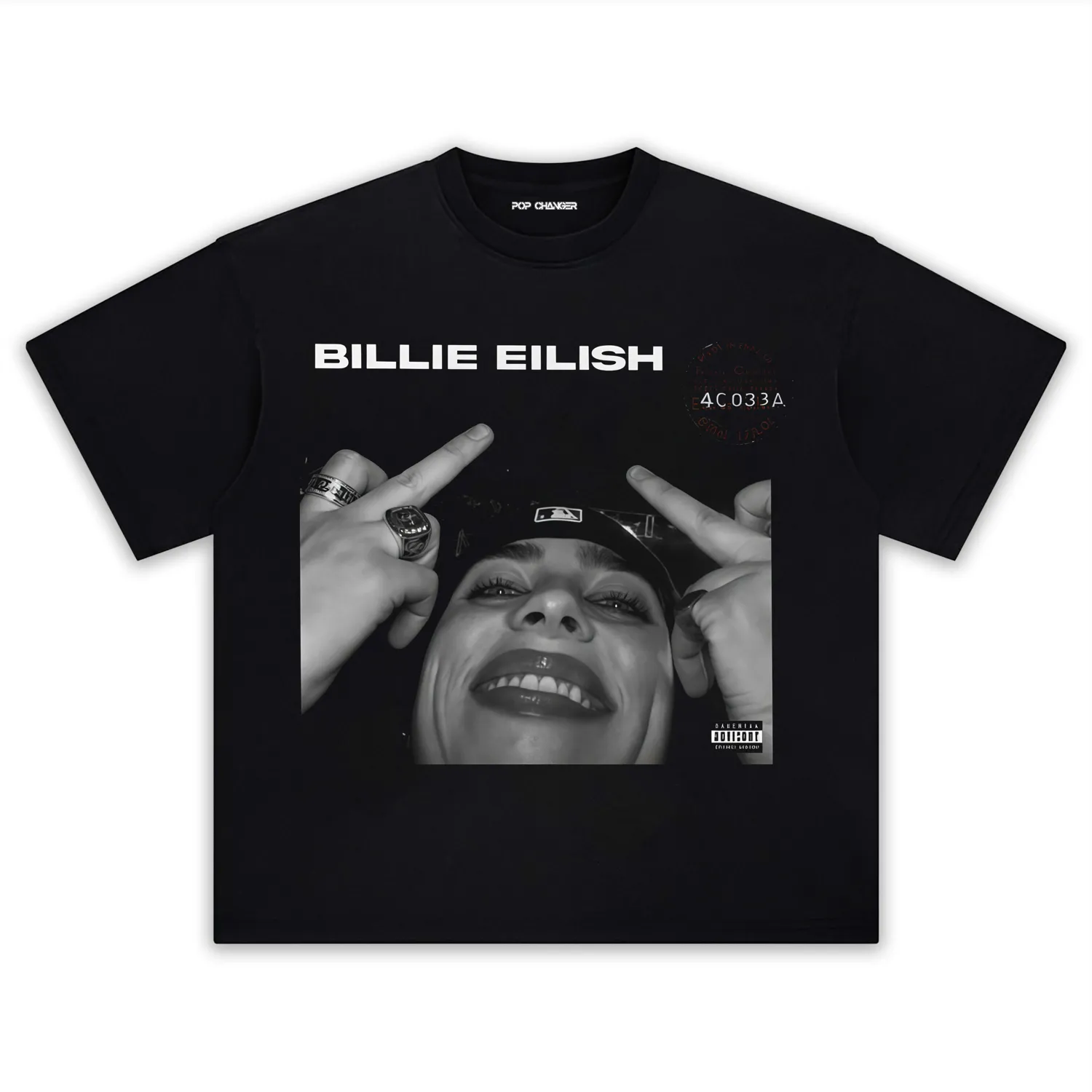 BILLIE EILISH POP VINTAGE TEE - POPCHANGER