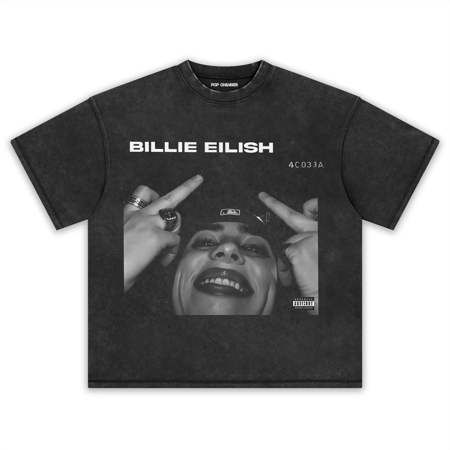 BILLIE EILISH POP VINTAGE TEE - POPCHANGER