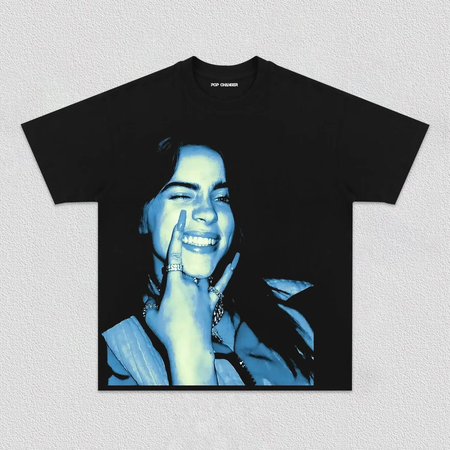 BILLIE EILISH ブラック Vネック ゲームTシャツ Sサイズ BILLIE EILISH TEE 5.24