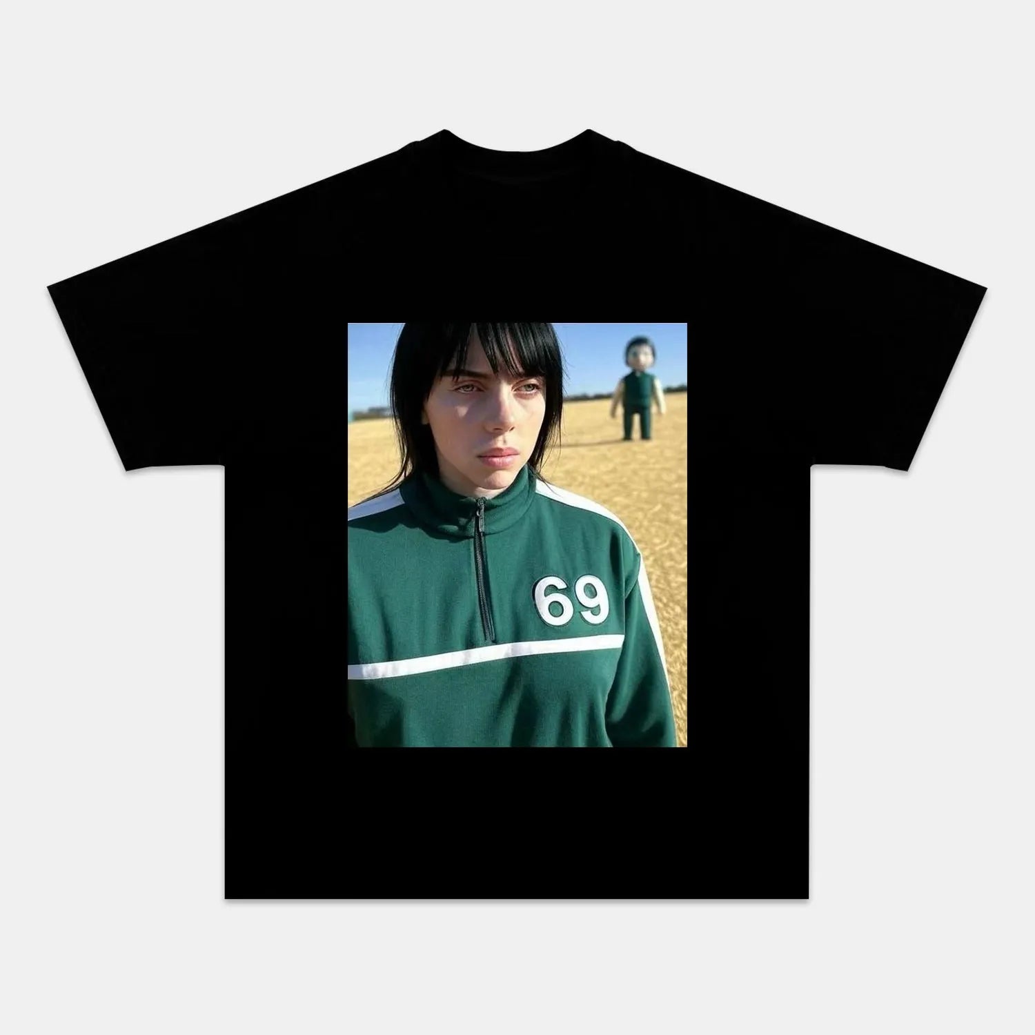 BILLIE EILISH & SQUID GAME TEE - POPCHANGER