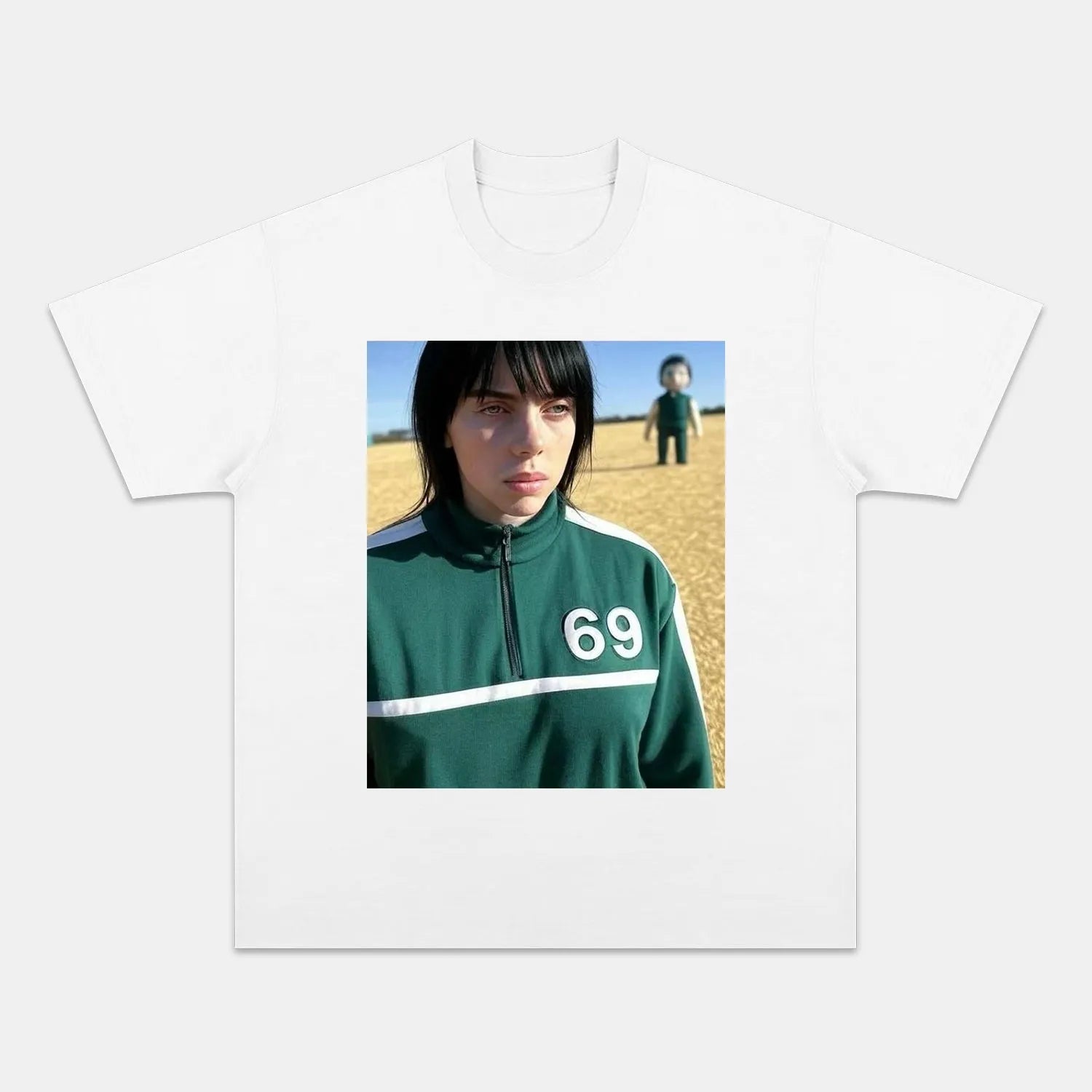 BILLIE EILISH & SQUID GAME TEE - POPCHANGER