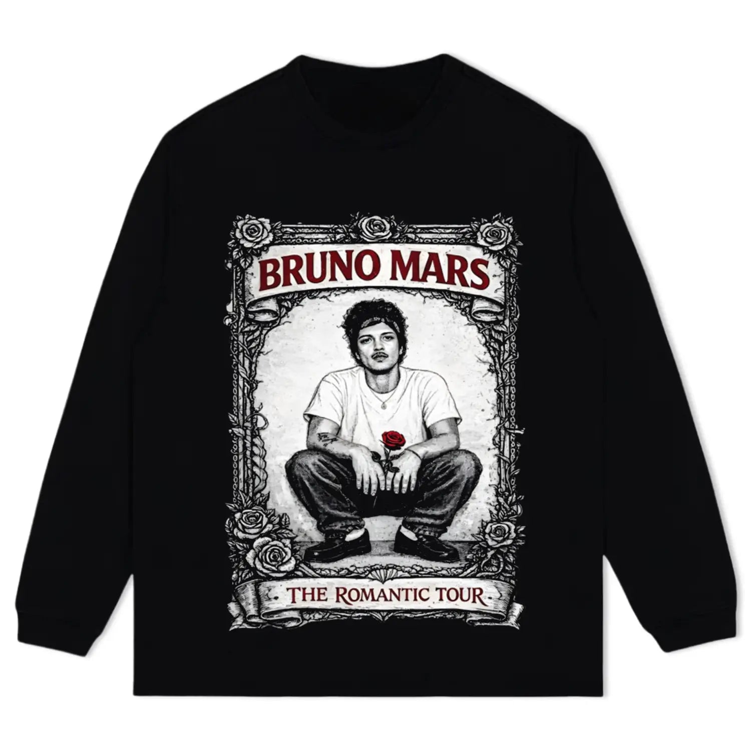 BLACK LONG SLEEVES T-SHIRT