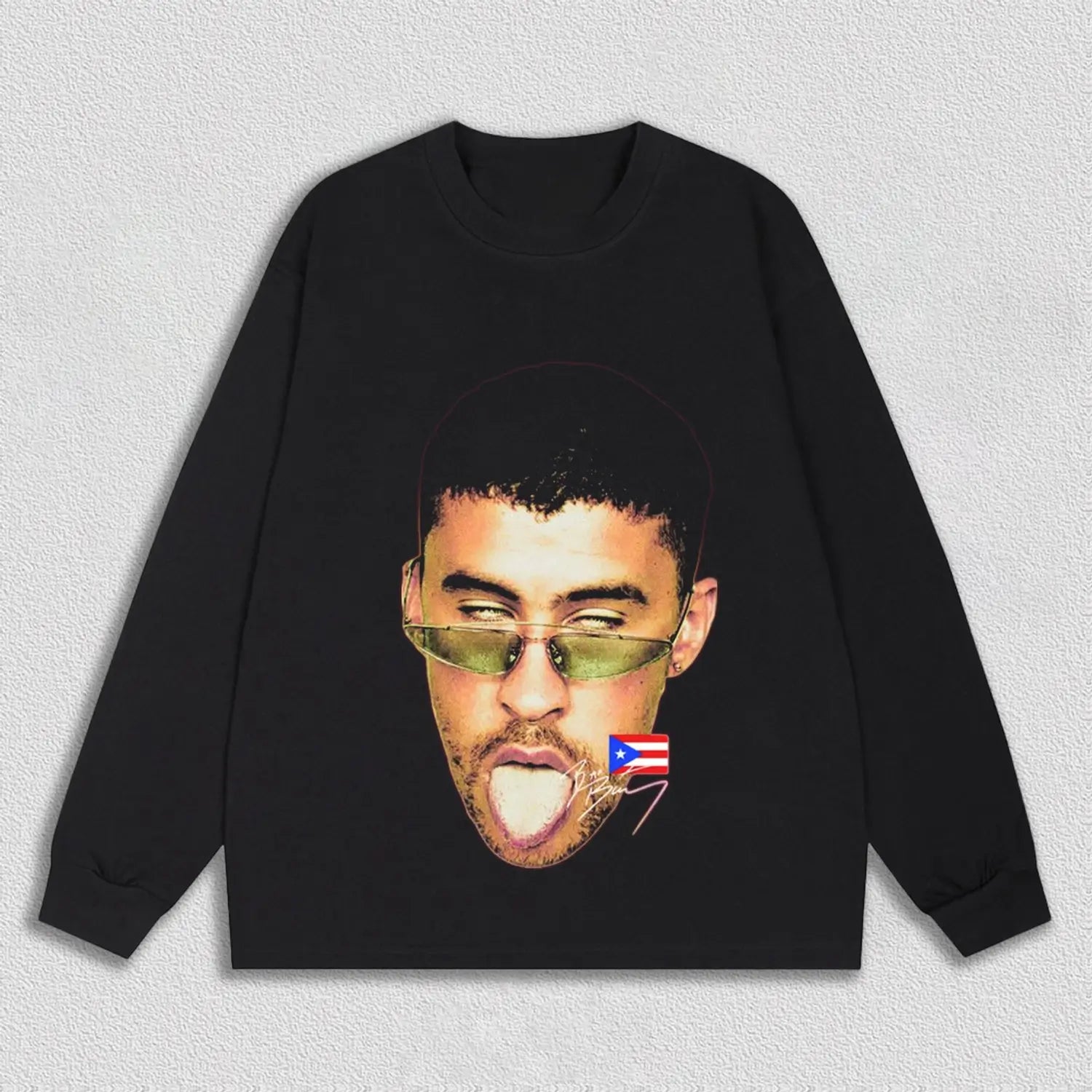 BLACK LONG SLEEVES T-SHIRT
