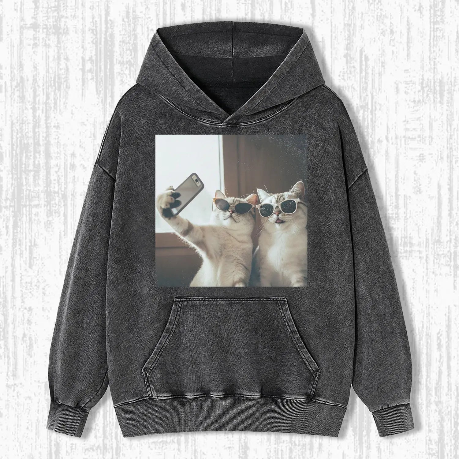 CAT TAKING A SELFIE 3.24 2.0 T-SHIRT - POPCHANGER