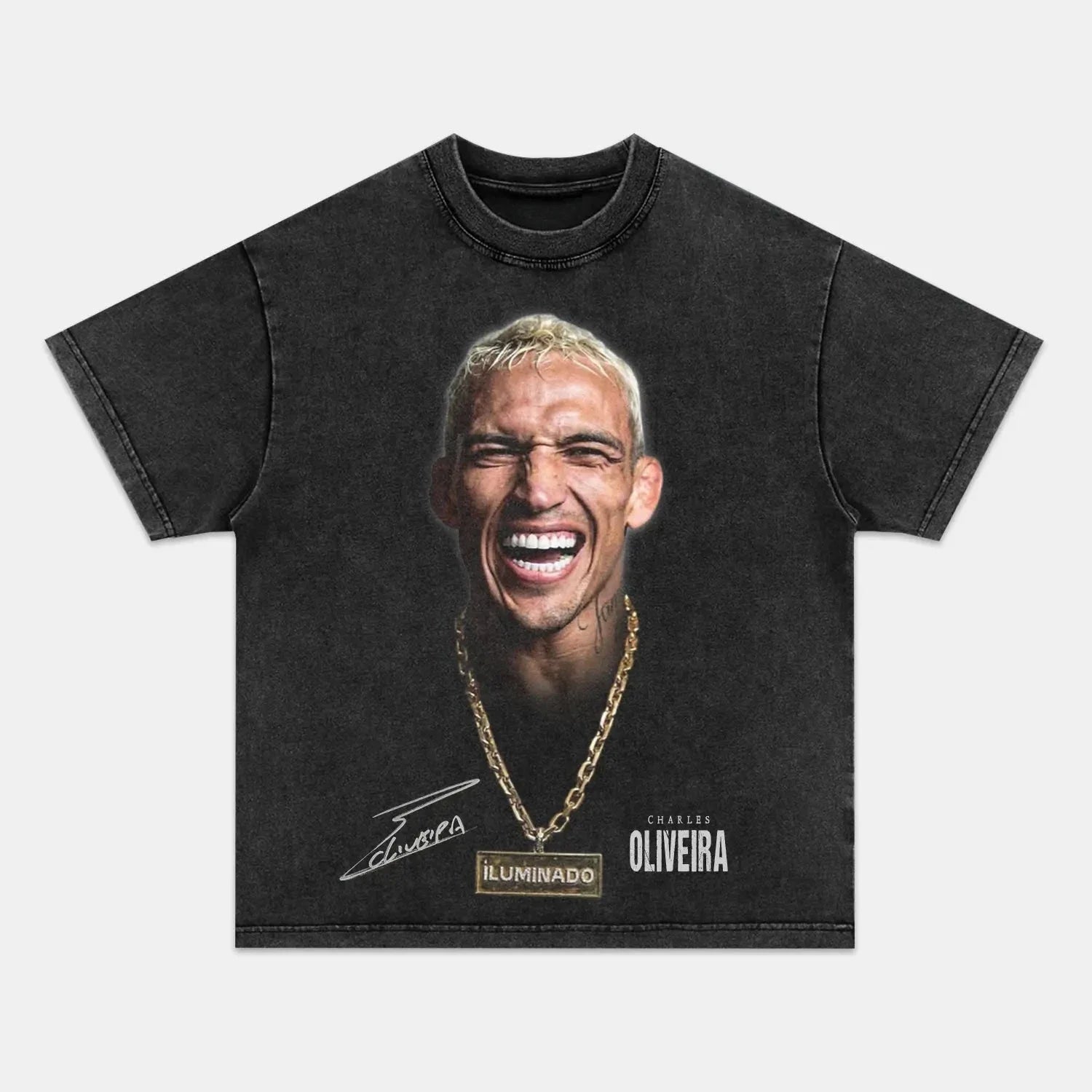 CHARLES OLIVEIRA 2024 NEW TEE - POPCHANGER