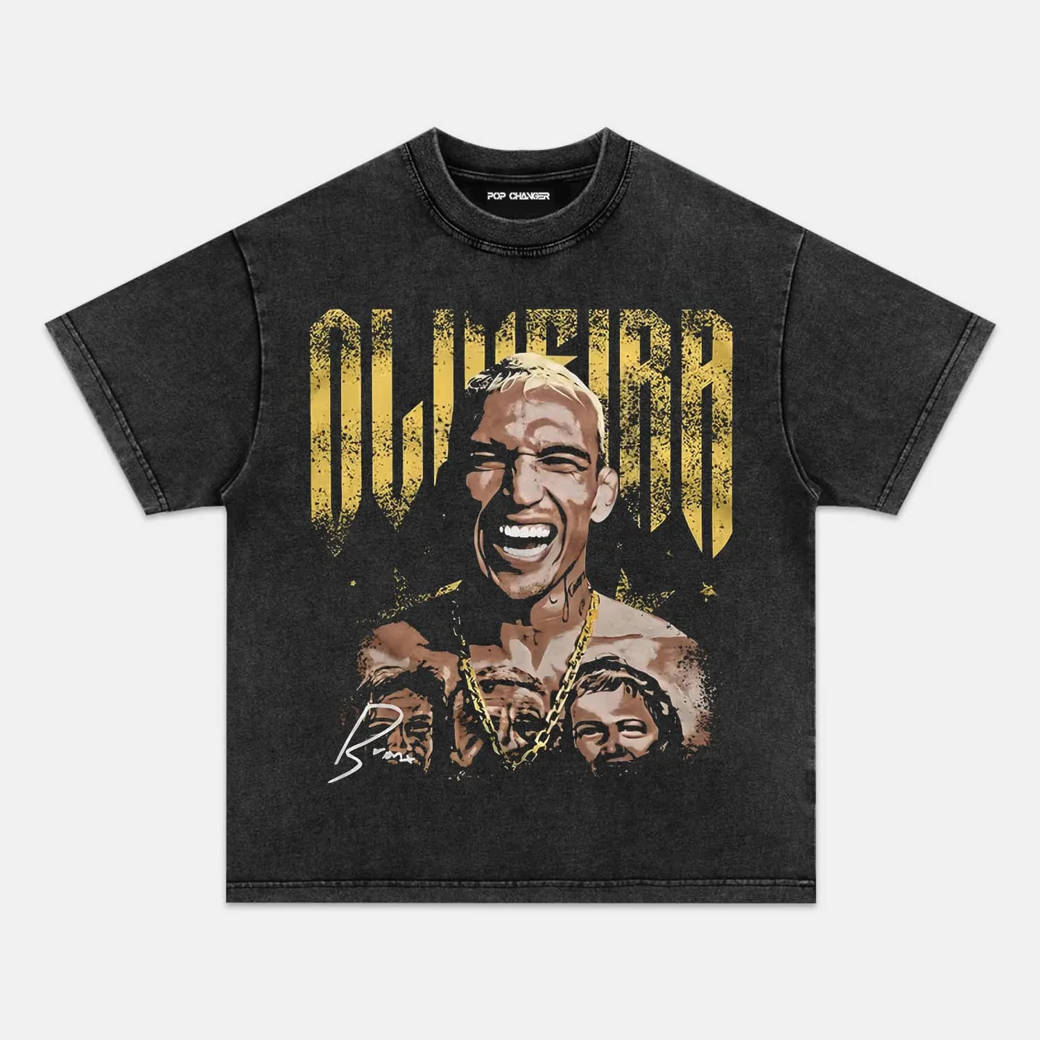 CHARLES OLIVEIRA TEE. 7.7 - POPCHANGER