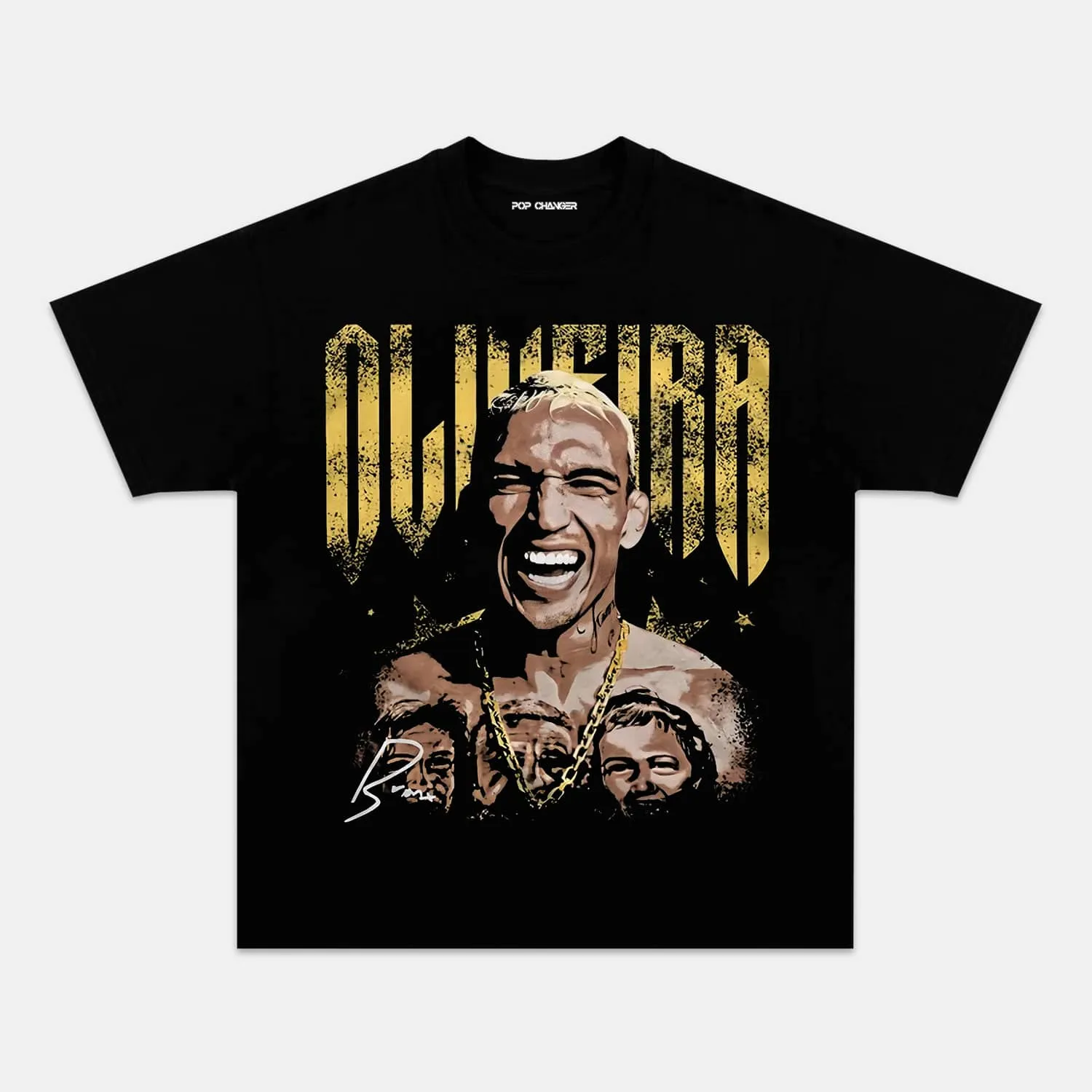 CHARLES OLIVEIRA TEE. 7.7 - POPCHANGER