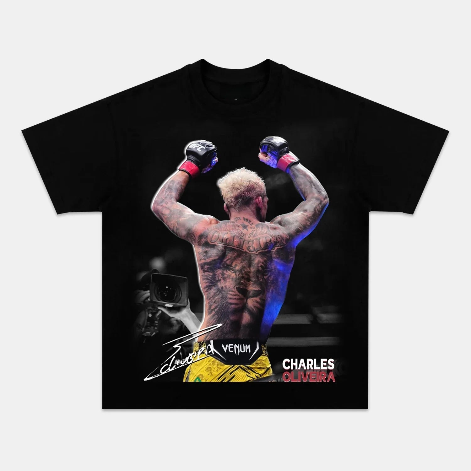 CHARLES OLIVEIRA V2 TEE 1.1 - POPCHANGER