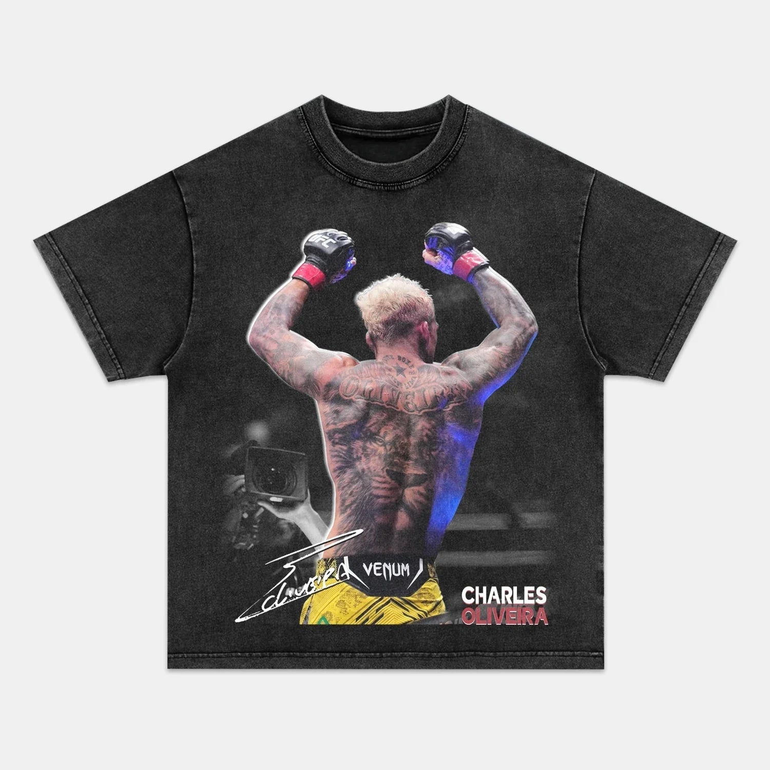 CHARLES OLIVEIRA V2 TEE 1.1 - POPCHANGER