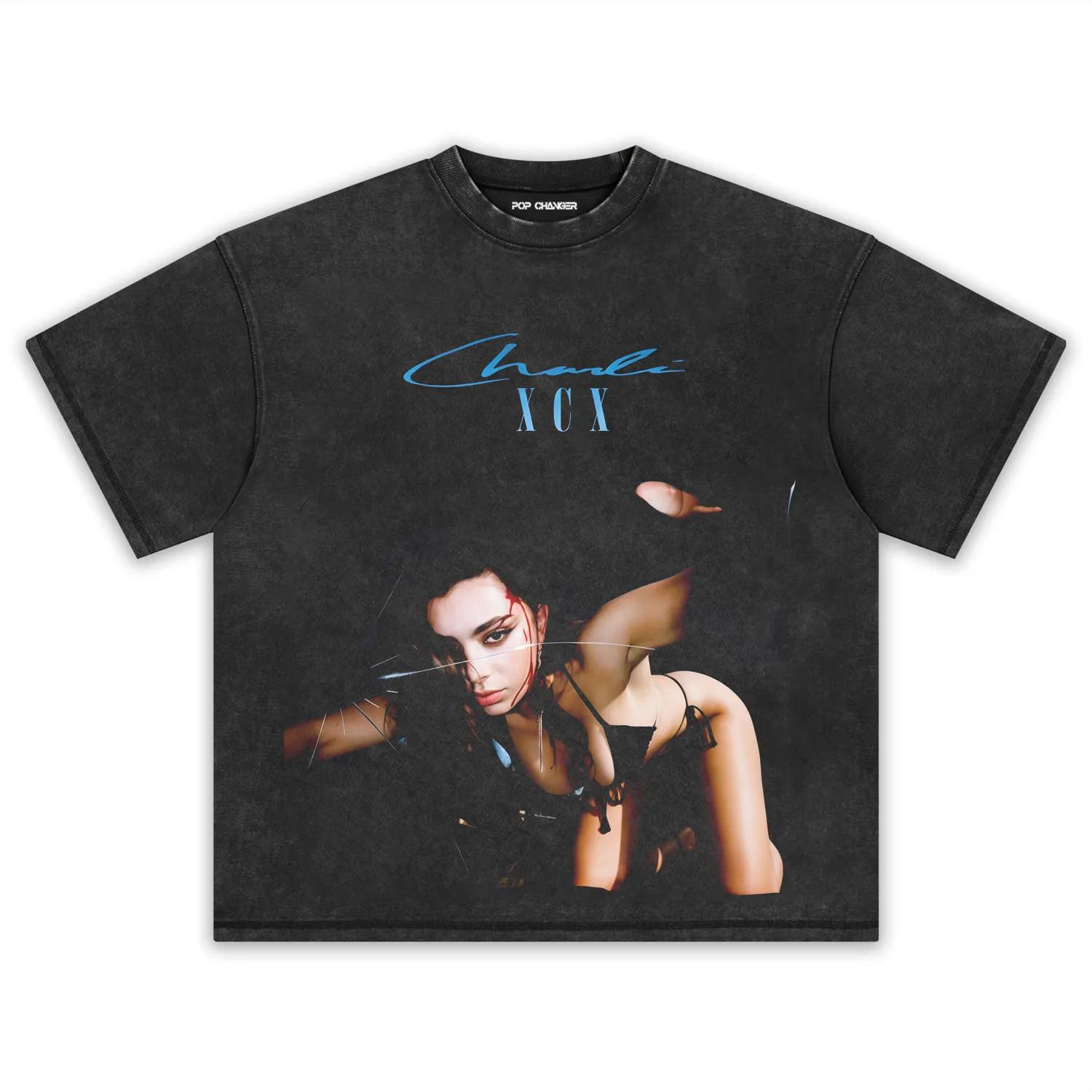 CHARLI XCX POP TEE - POPCHANGER