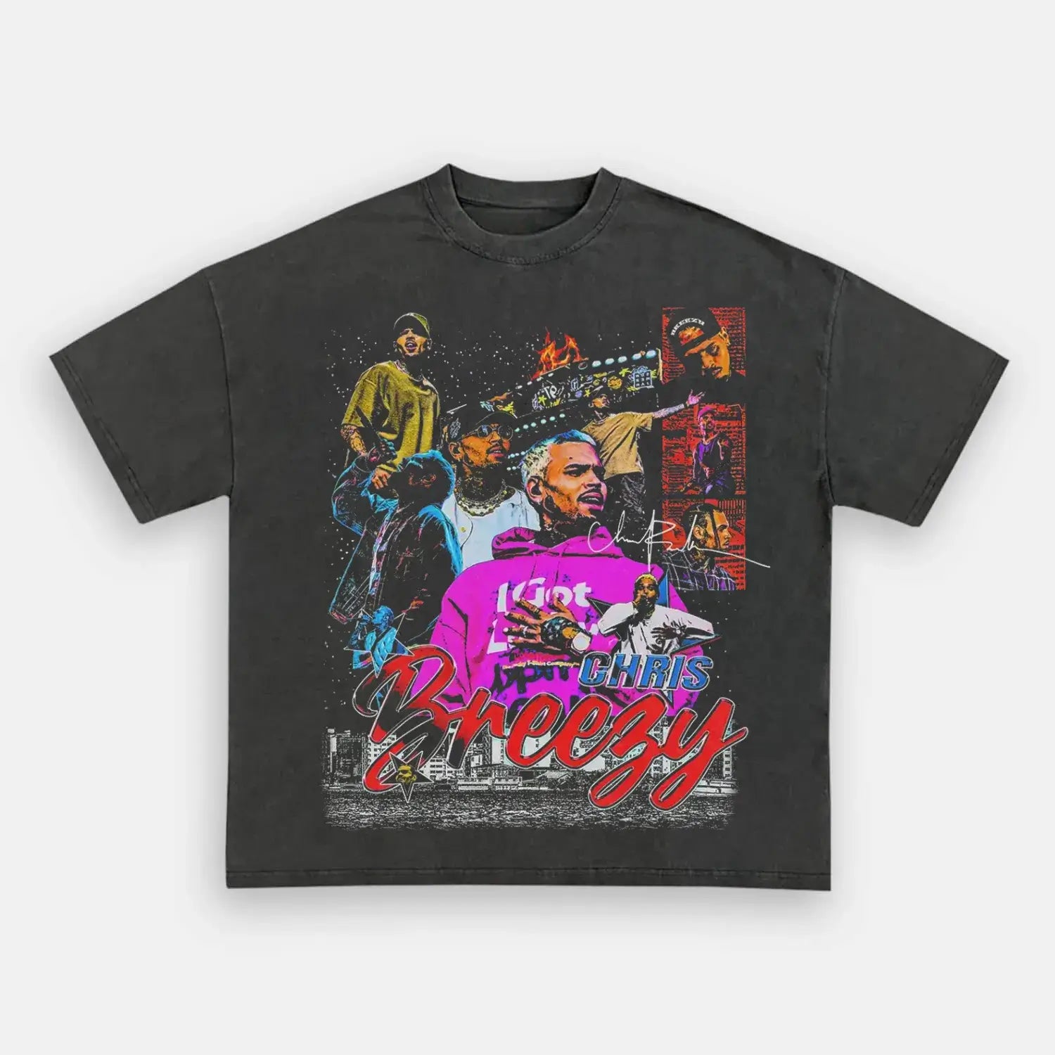 CHRIS BROWN V1 TEE - POPCHANGER