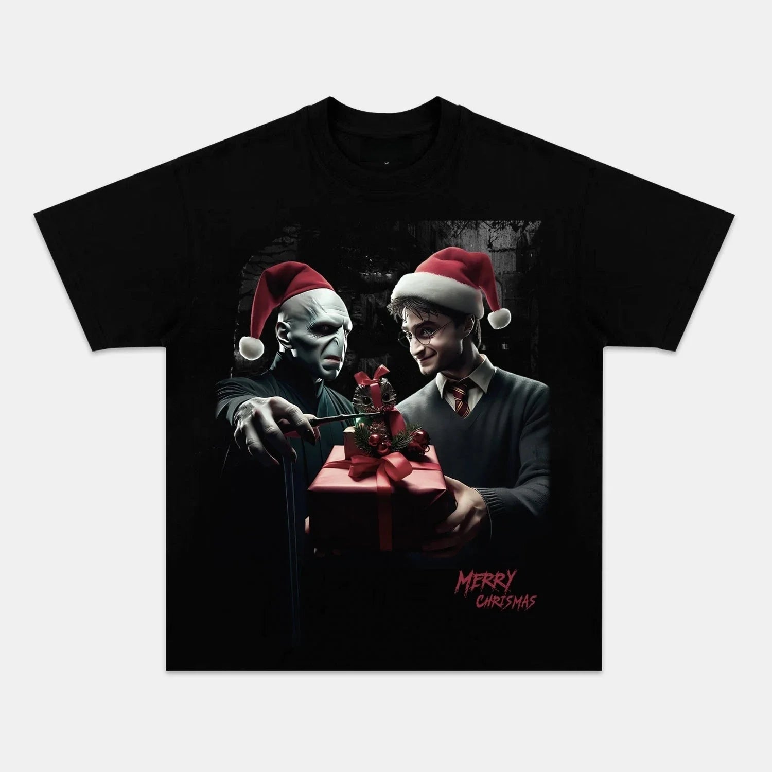 CHRISTMAS-HARRY POTTER TEE - POPCHANGER