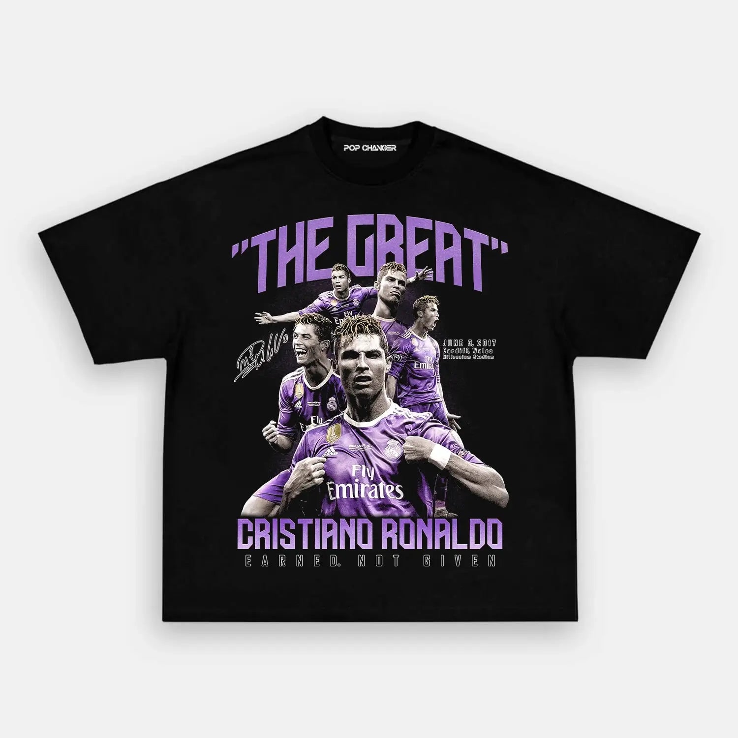 CRISTIANO RONALDO 2017 TEE - POPCHANGER