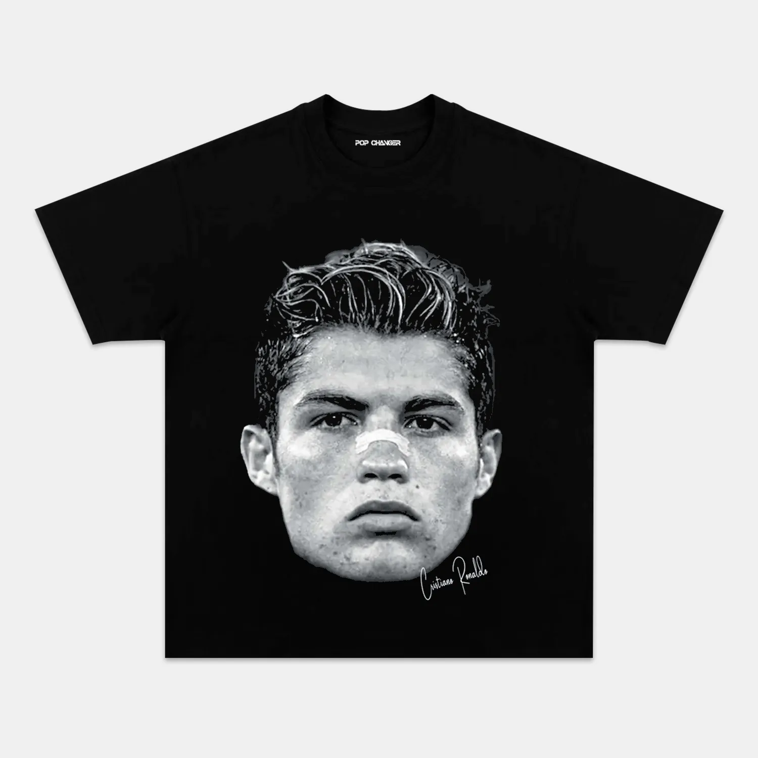 CRISTIANO RONALDO BIG FACE TEE - POPCHANGER