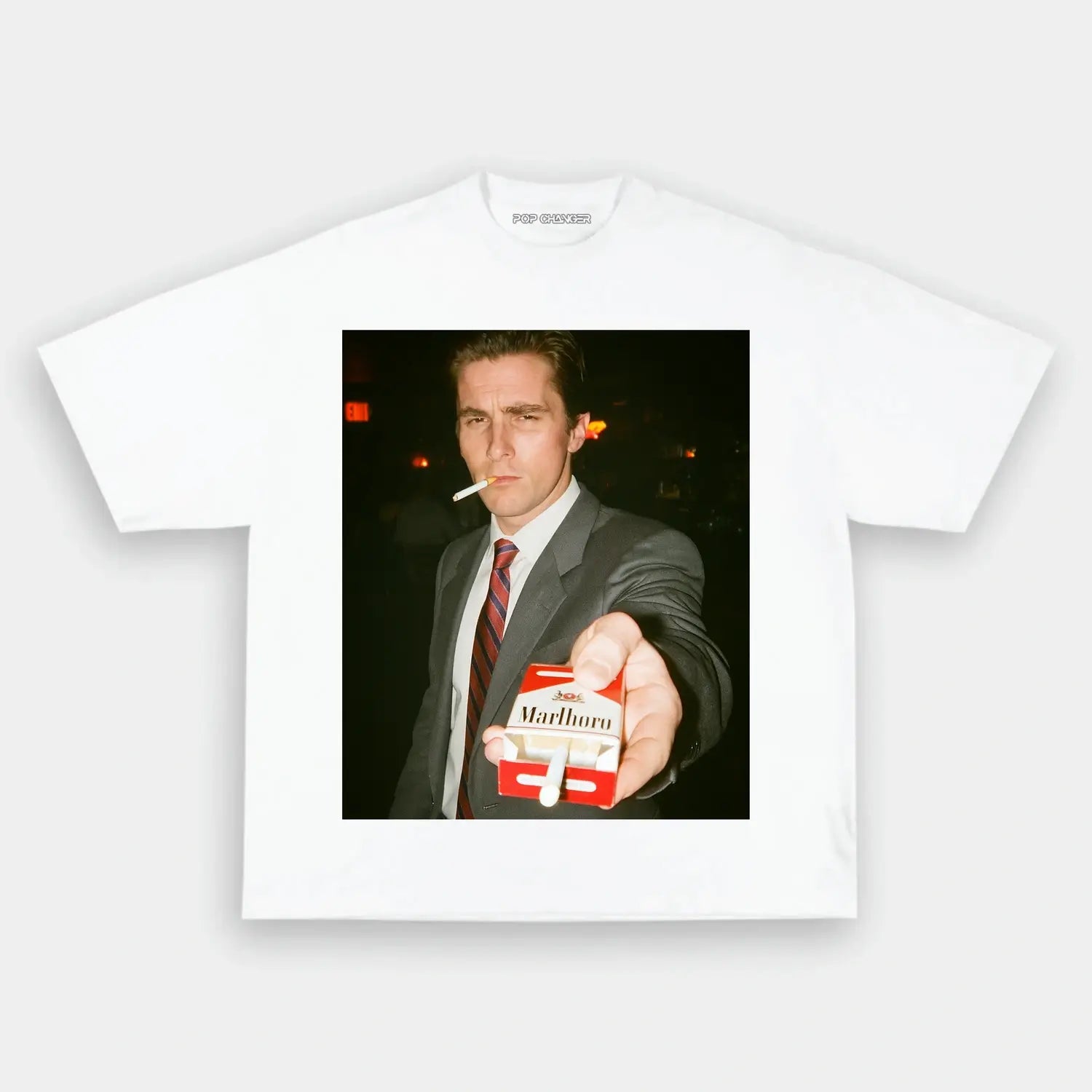 Christian Bale Share a Smoke Tee - POPCHANGER