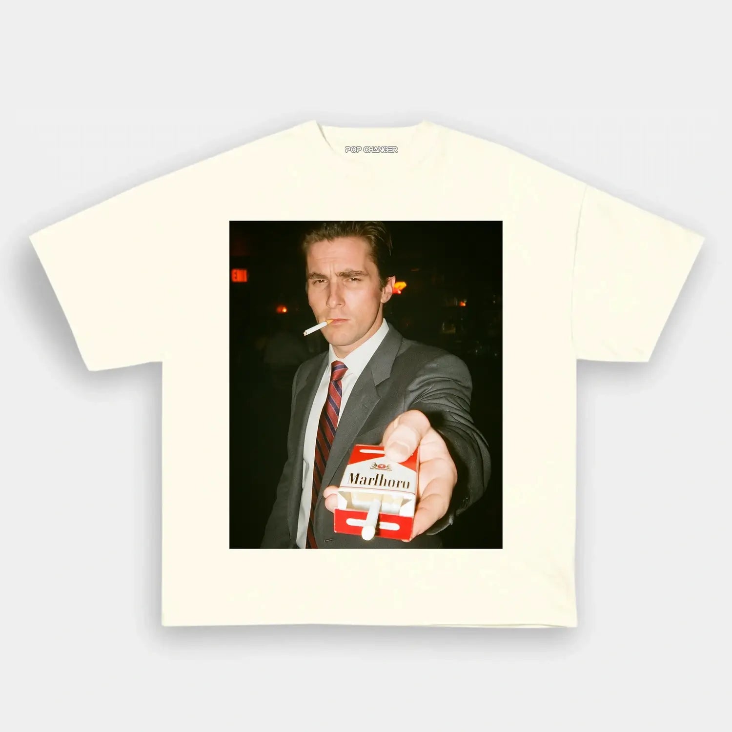 Christian Bale Share a Smoke Tee - POPCHANGER