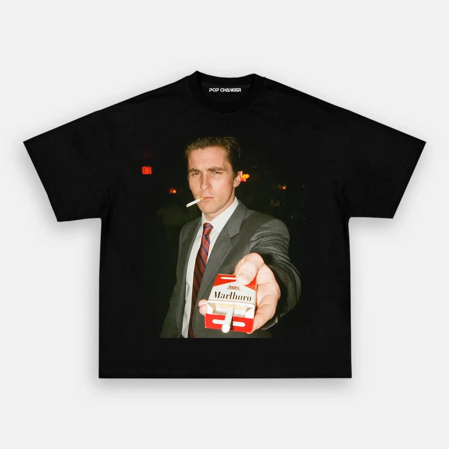 Christian Bale Share a Smoke Tee - POPCHANGER