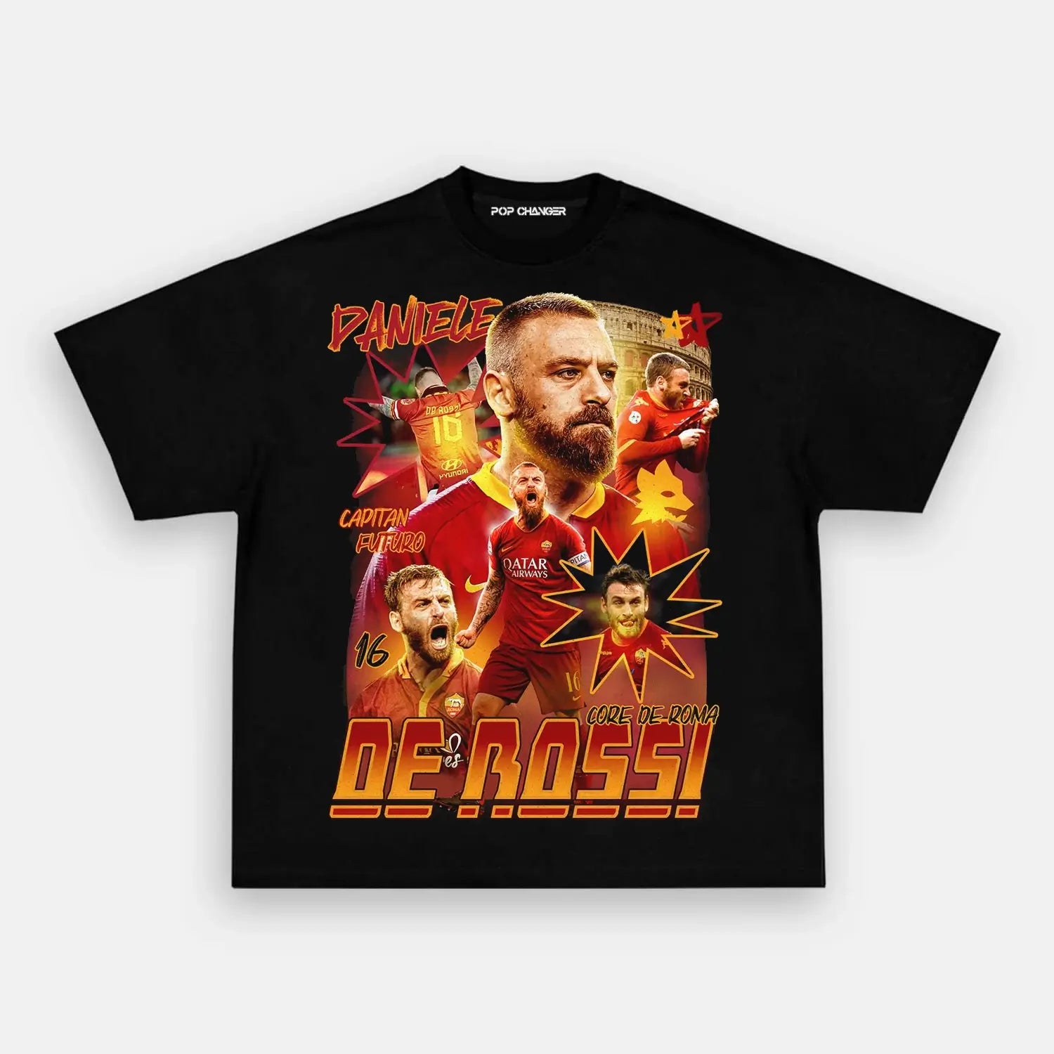 DE ROSSI AS ROMA TEE - POPCHANGER