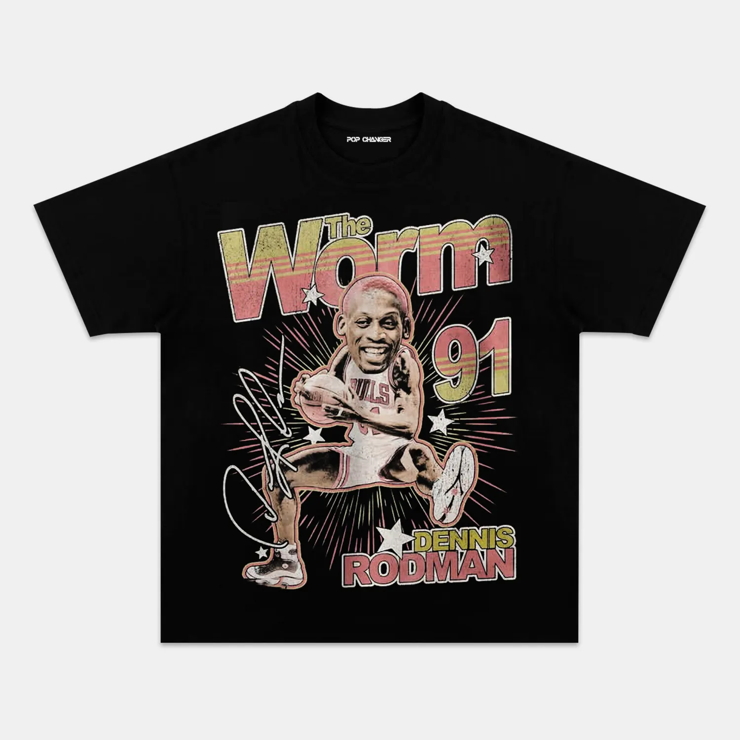 DENNIS RODMAN BIG HEAD TEE - POPCHANGER