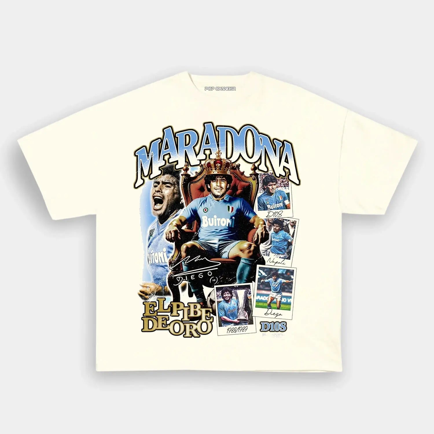 DIEGO MARADONA NAPOLI TEE - POPCHANGER