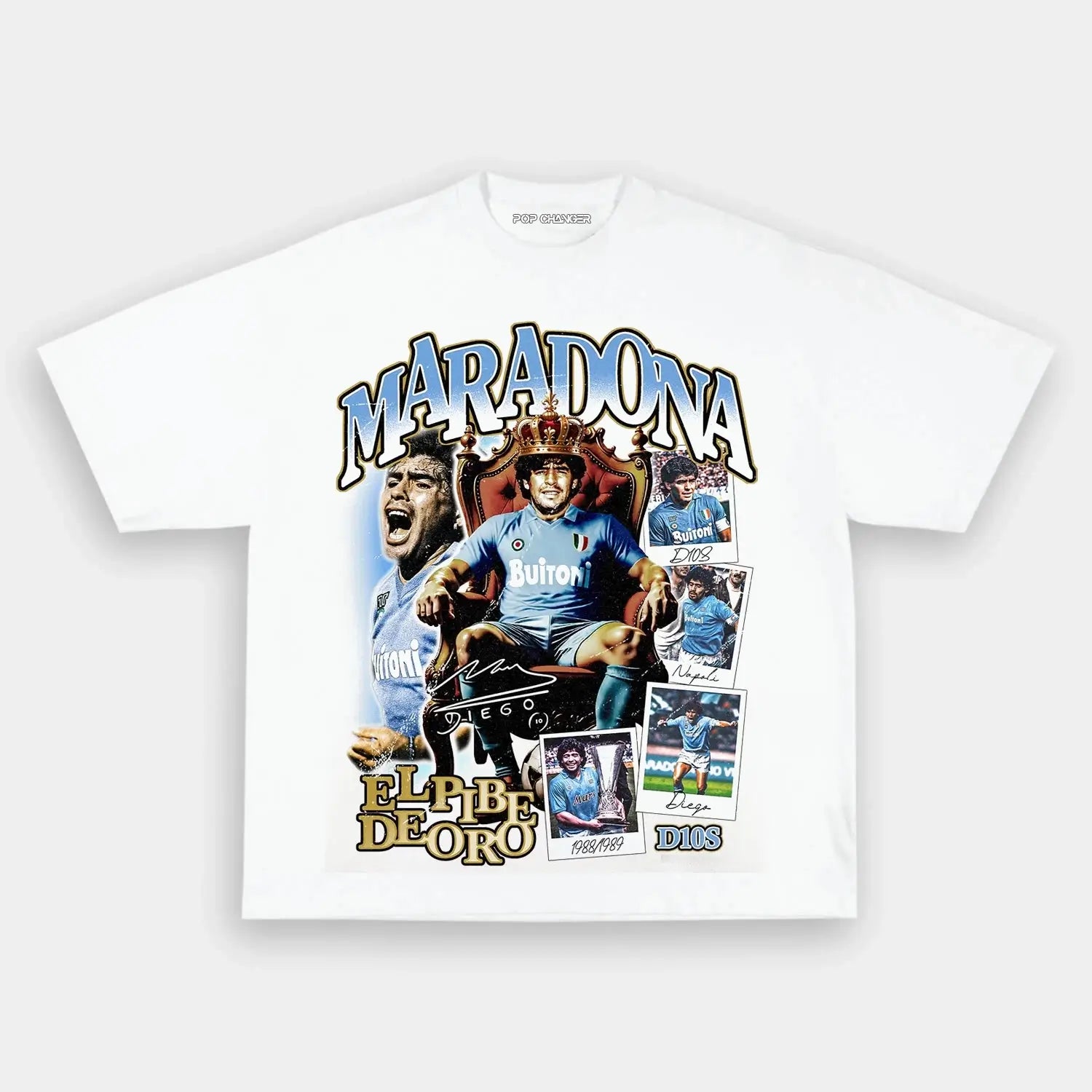 DIEGO MARADONA NAPOLI TEE - POPCHANGER