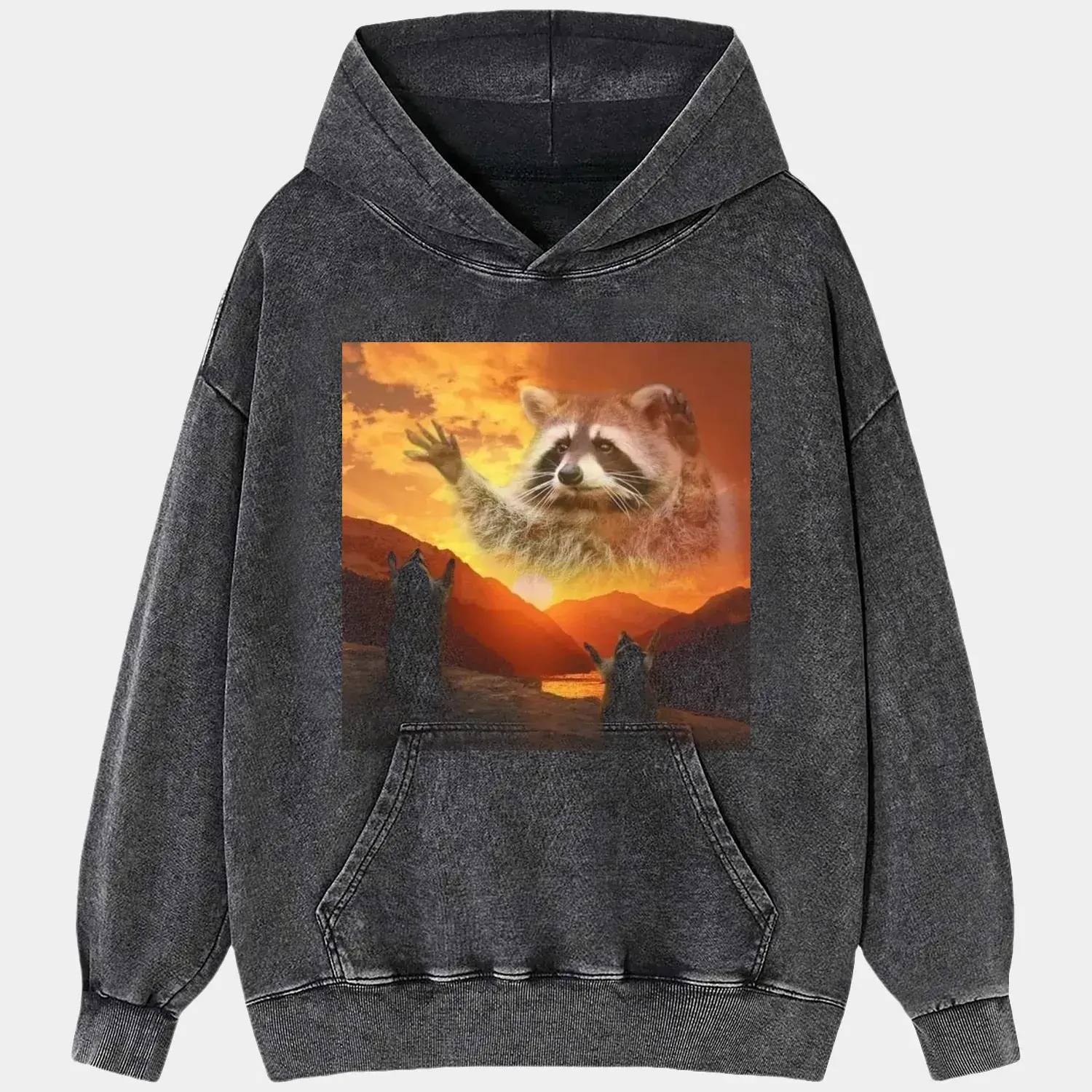 FUNNY RACCOON TEE - POPCHANGER