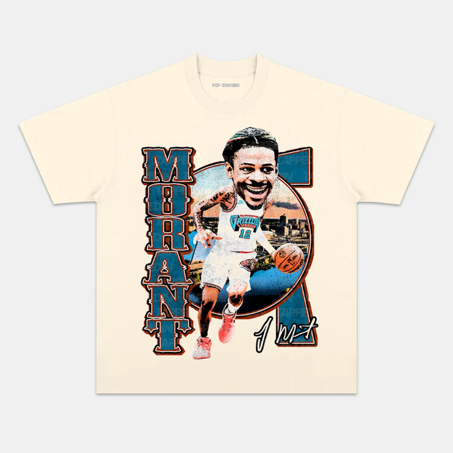 JA MORANT BIG HEAD TEE - POPCHANGER