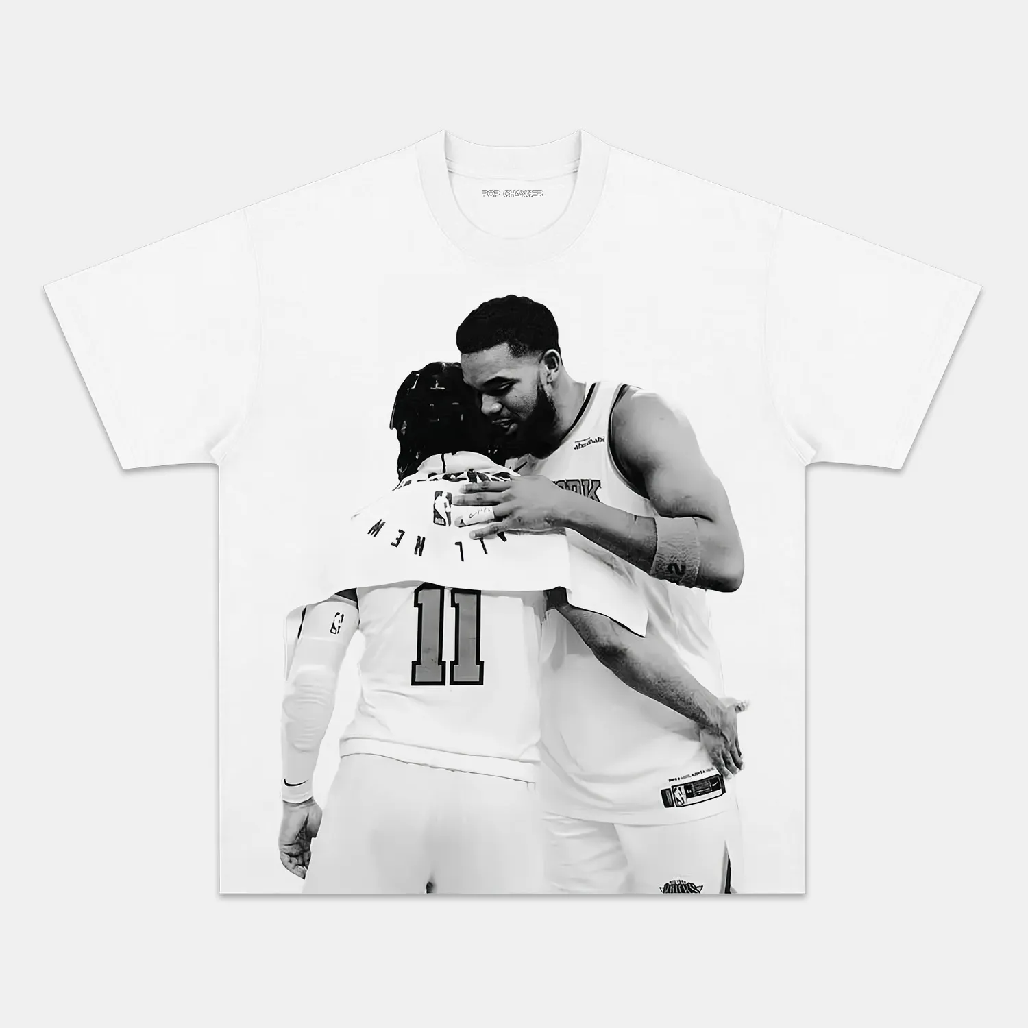 JALEN BRUNSON AND TOWNS TEE - POPCHANGER
