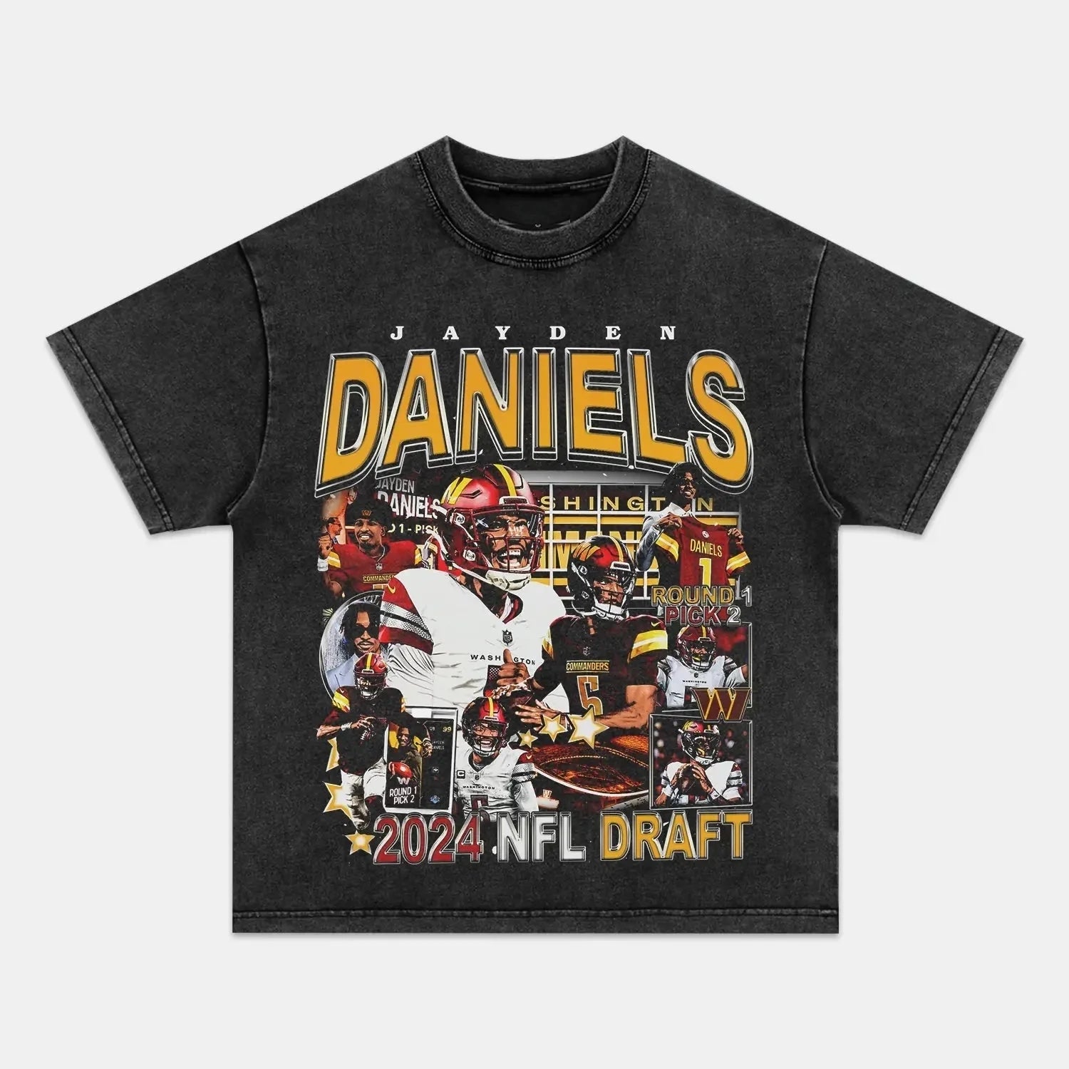 JAYDEN DANIELS - COMMANDERS TEE - POPCHANGER