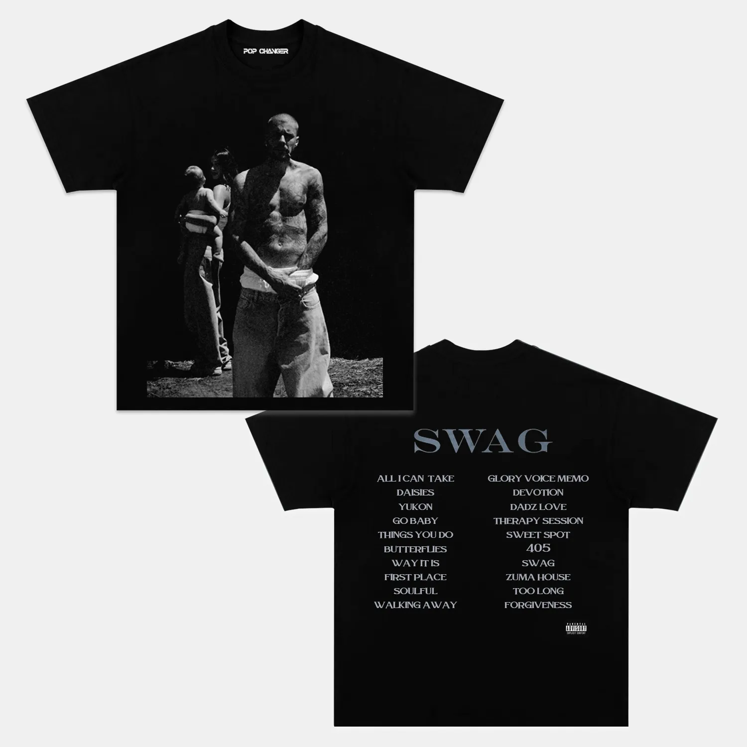 JUSTIN BIEBER & SWAG TEE - POPCHANGER