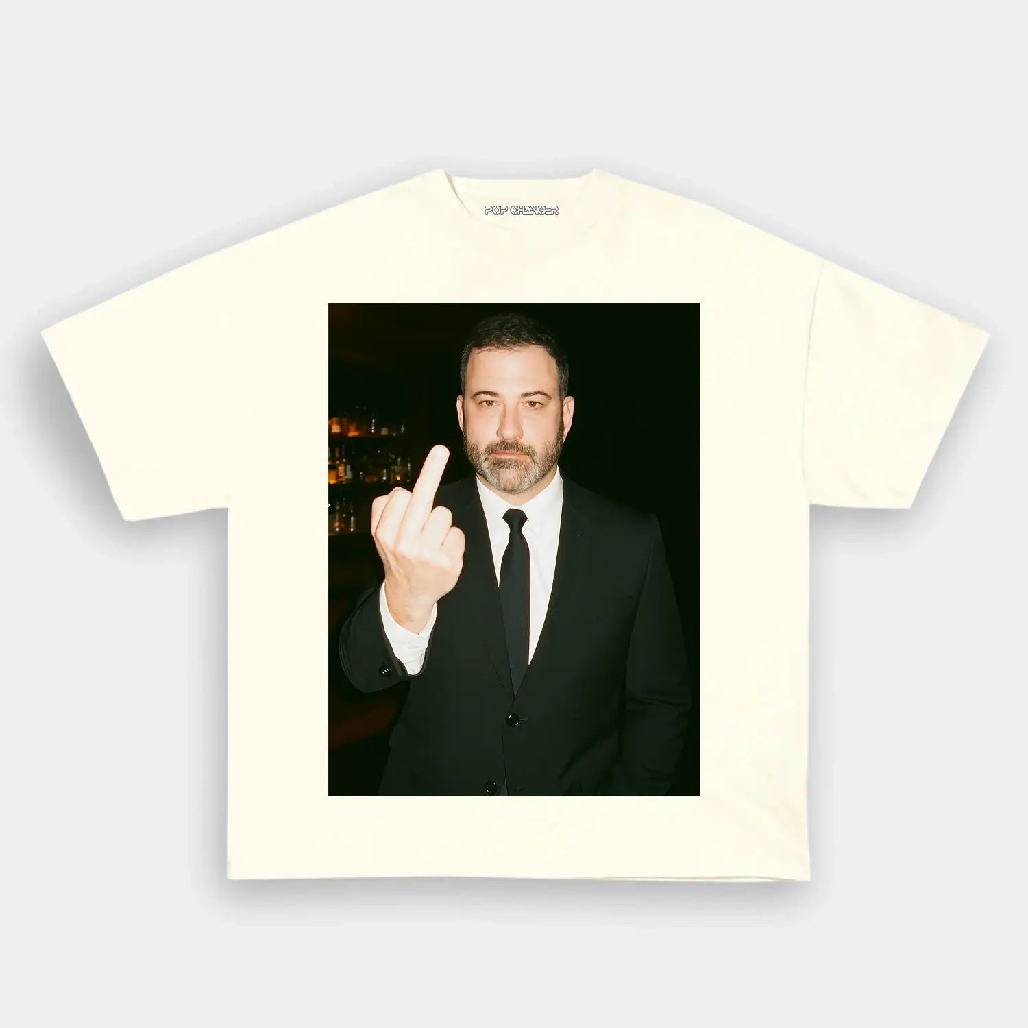 Jimmy Kimmel Middle Finger Tee - POPCHANGER