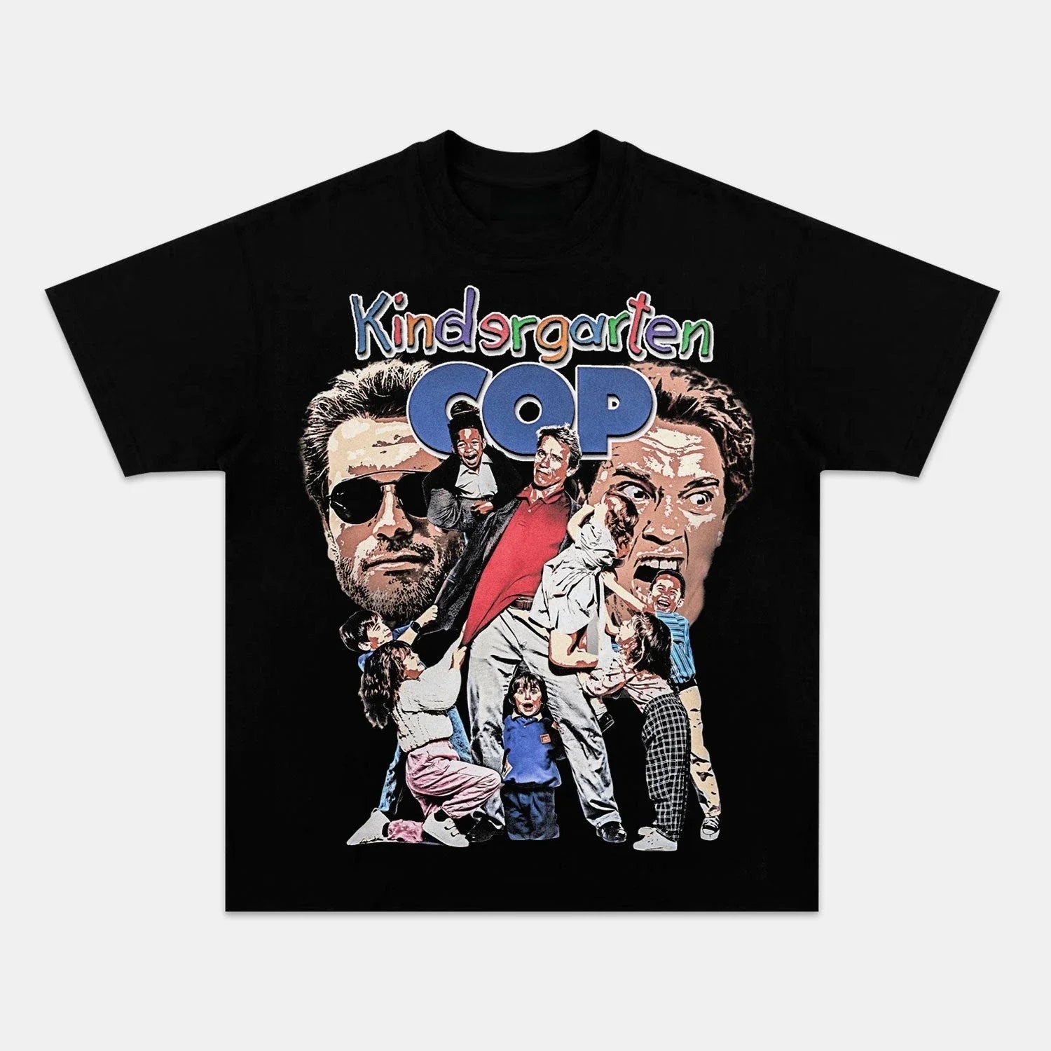 KINDERGARTEN COP VINTAGE TEE - POPCHANGER