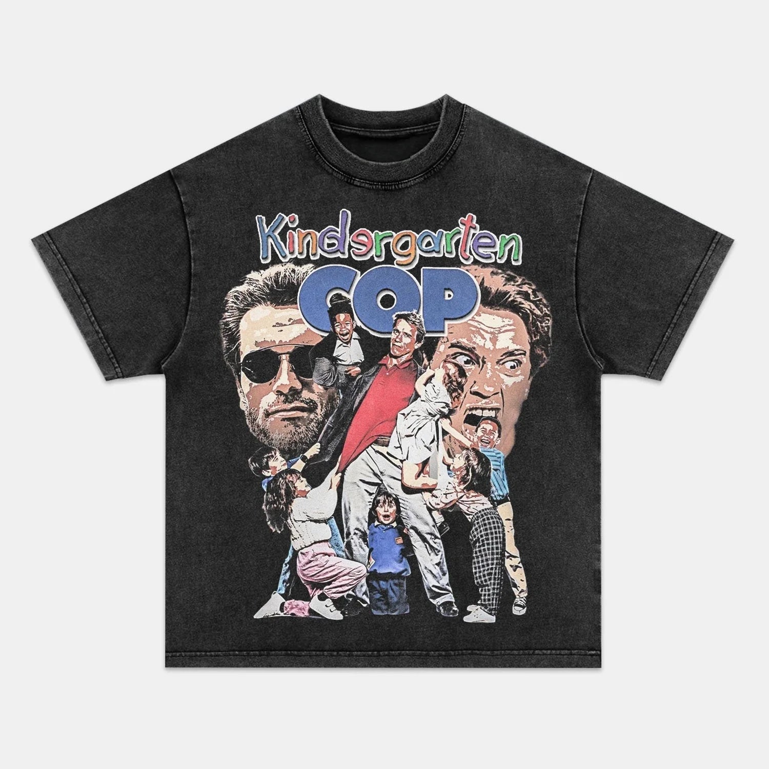 KINDERGARTEN COP VINTAGE TEE - POPCHANGER