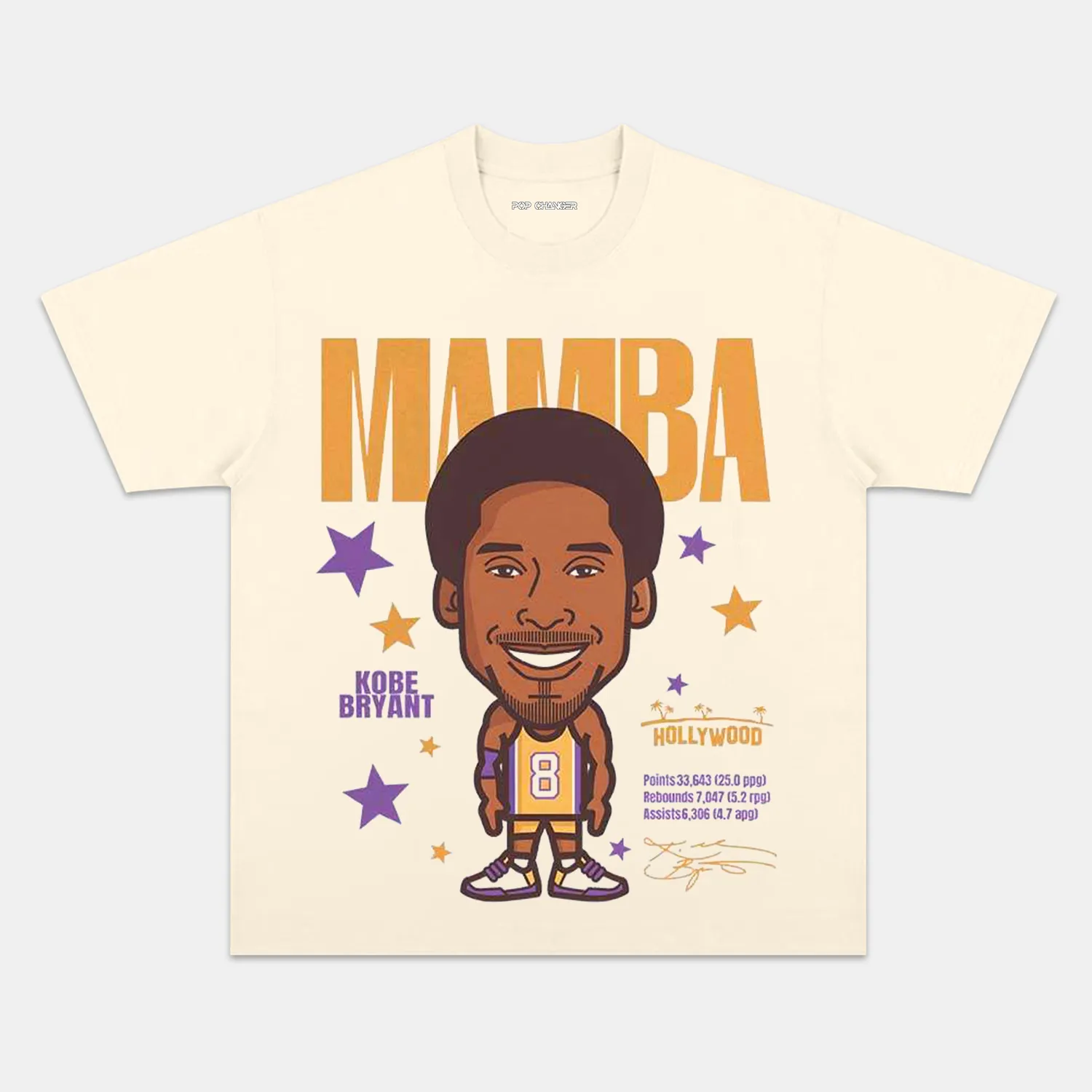 KOBE CARTOON TEE - POPCHANGER