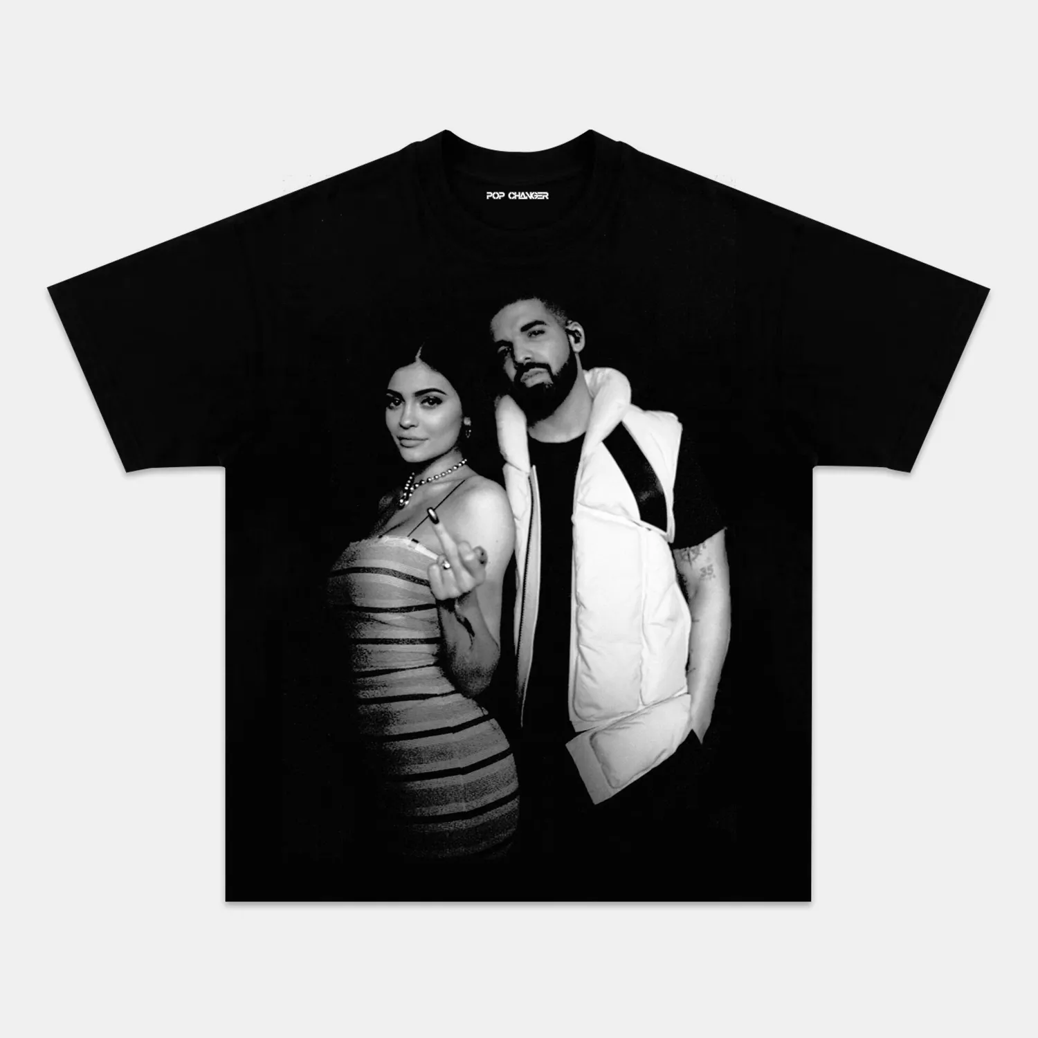 KYLIE JENNER & DRAKE TEE - POPCHANGER