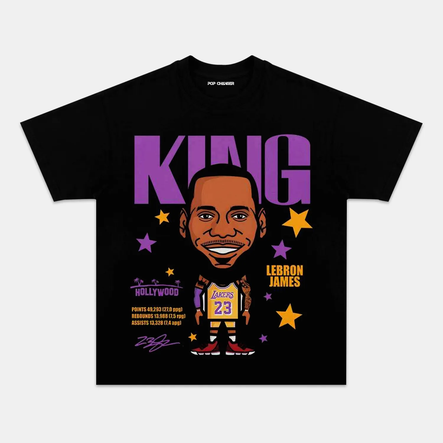 LEBRON JAMES TEE - POPCHANGER